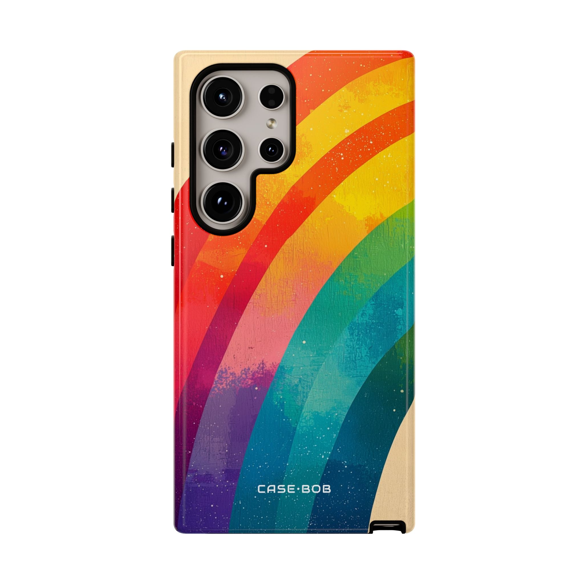 Texturerat Rainbow Arc Samsung S24 Ultra Skal - Tough