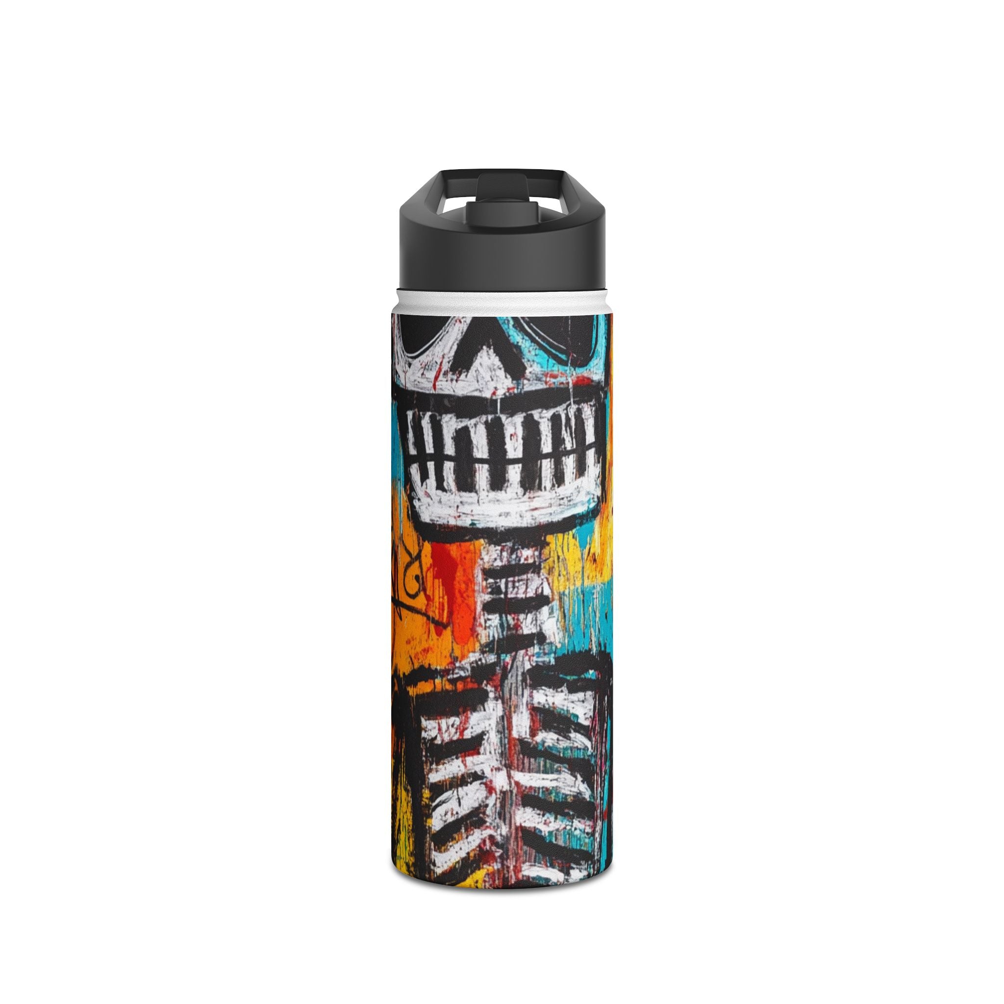 Neon Skull Chaos - Stainless Steel Water Bottle