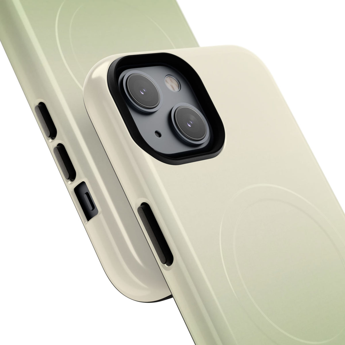 Green Tough 2.0 Magsafe Phone Case for iPhone - Bone Sage Fade