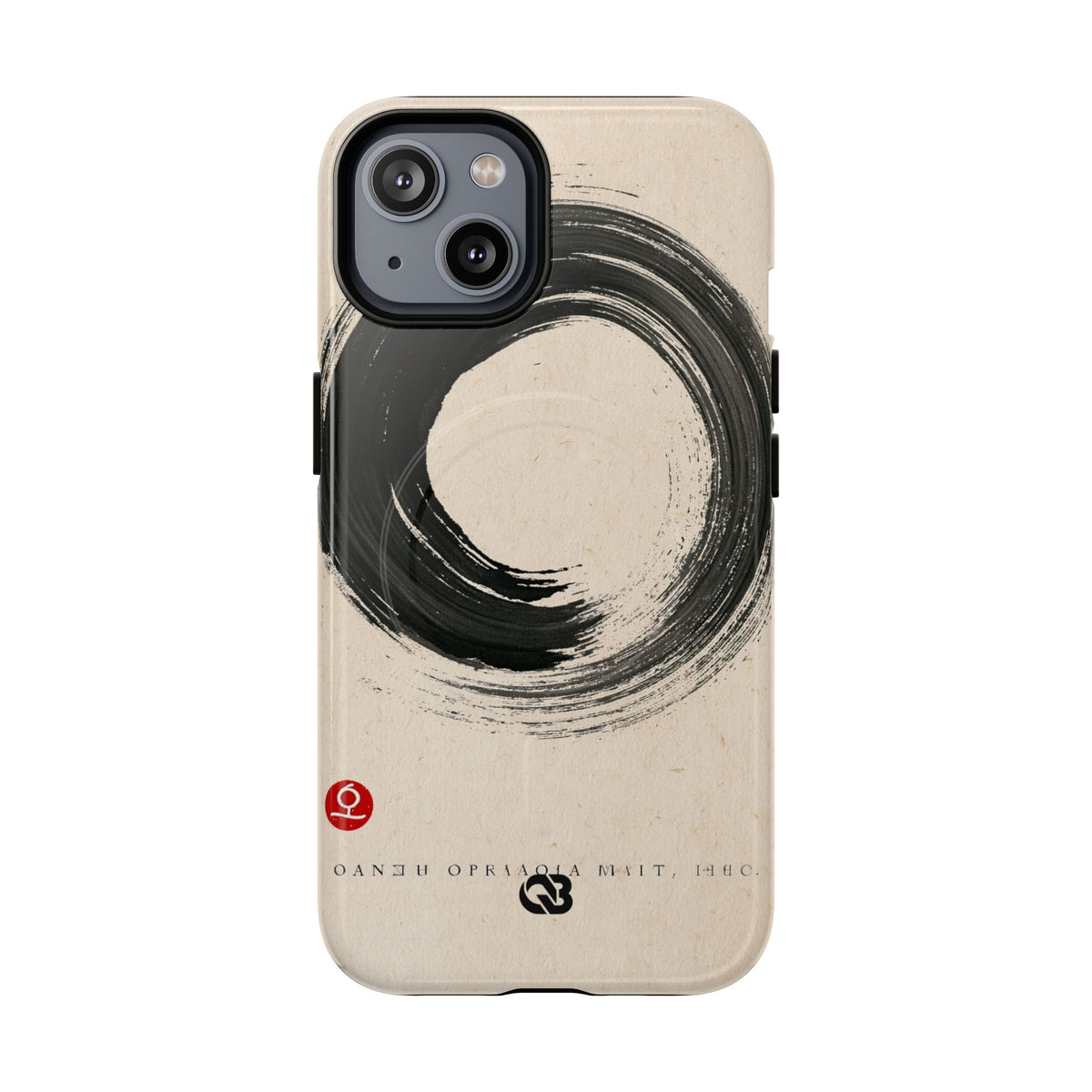 Zen Ensō Circle · Tough 2.0 Magnetic Phone Case for iPhone · Beige