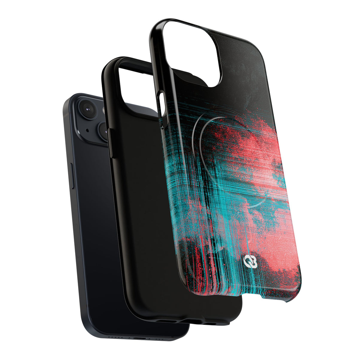 Digital Signal Drift · Tough 2.0 Magnetic Phone Case for iPhone · Black