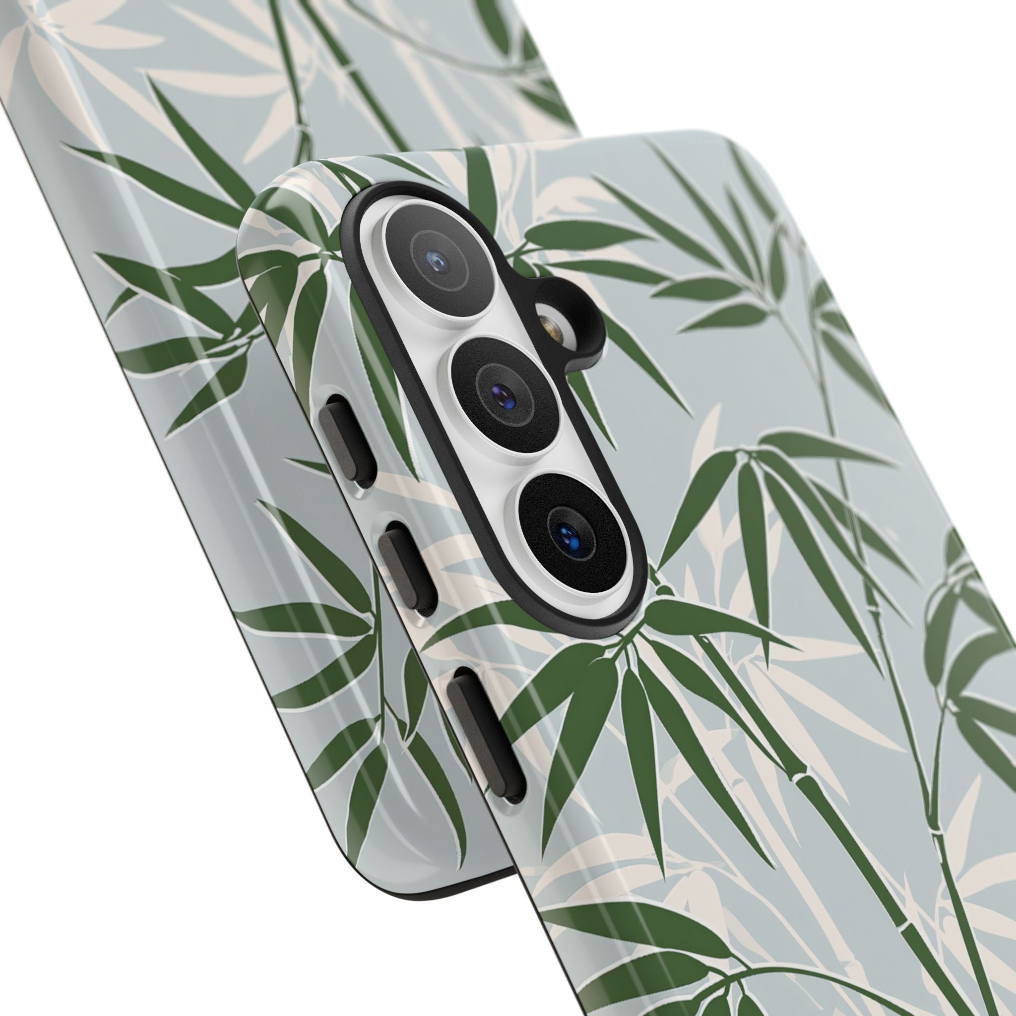 Green Tough Phone Case for Samsung - Kyoto Bamboo Canopy