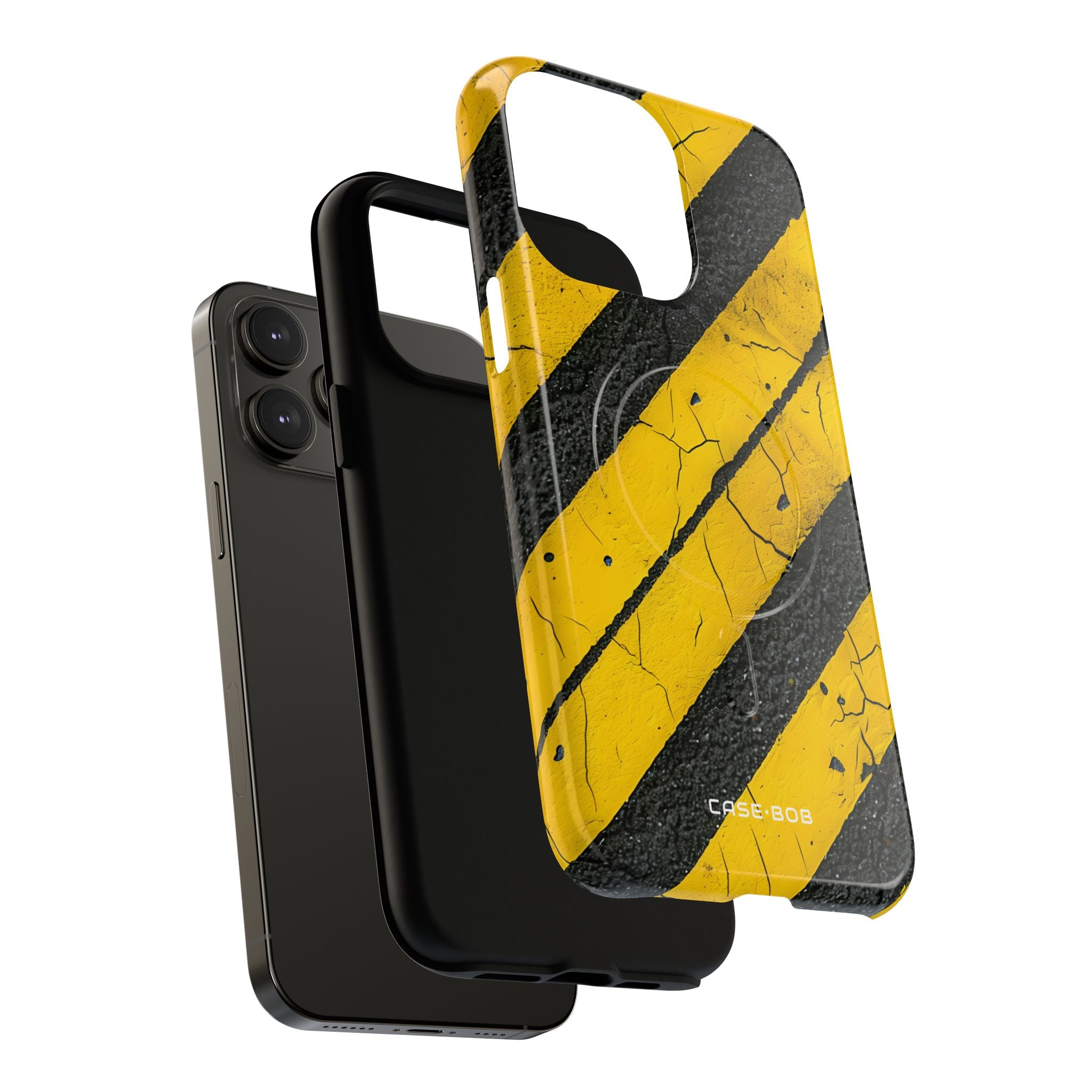 Gelber Streifen Abnutzung iPhone 14 Pro Max Case - Tough+