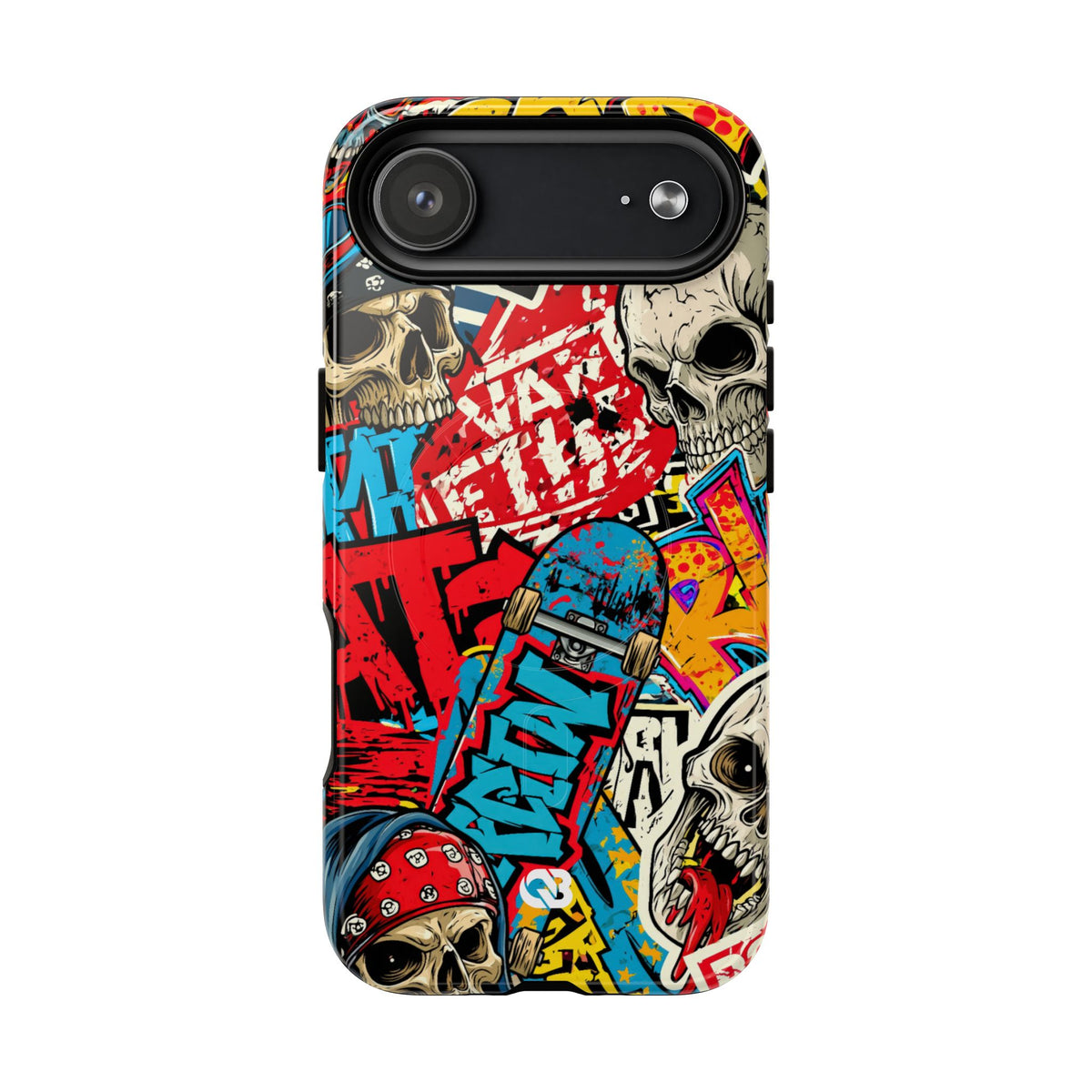 Skate Skull Riot · Tough 2.0 Magnetic Phone Case for iPhone · Red