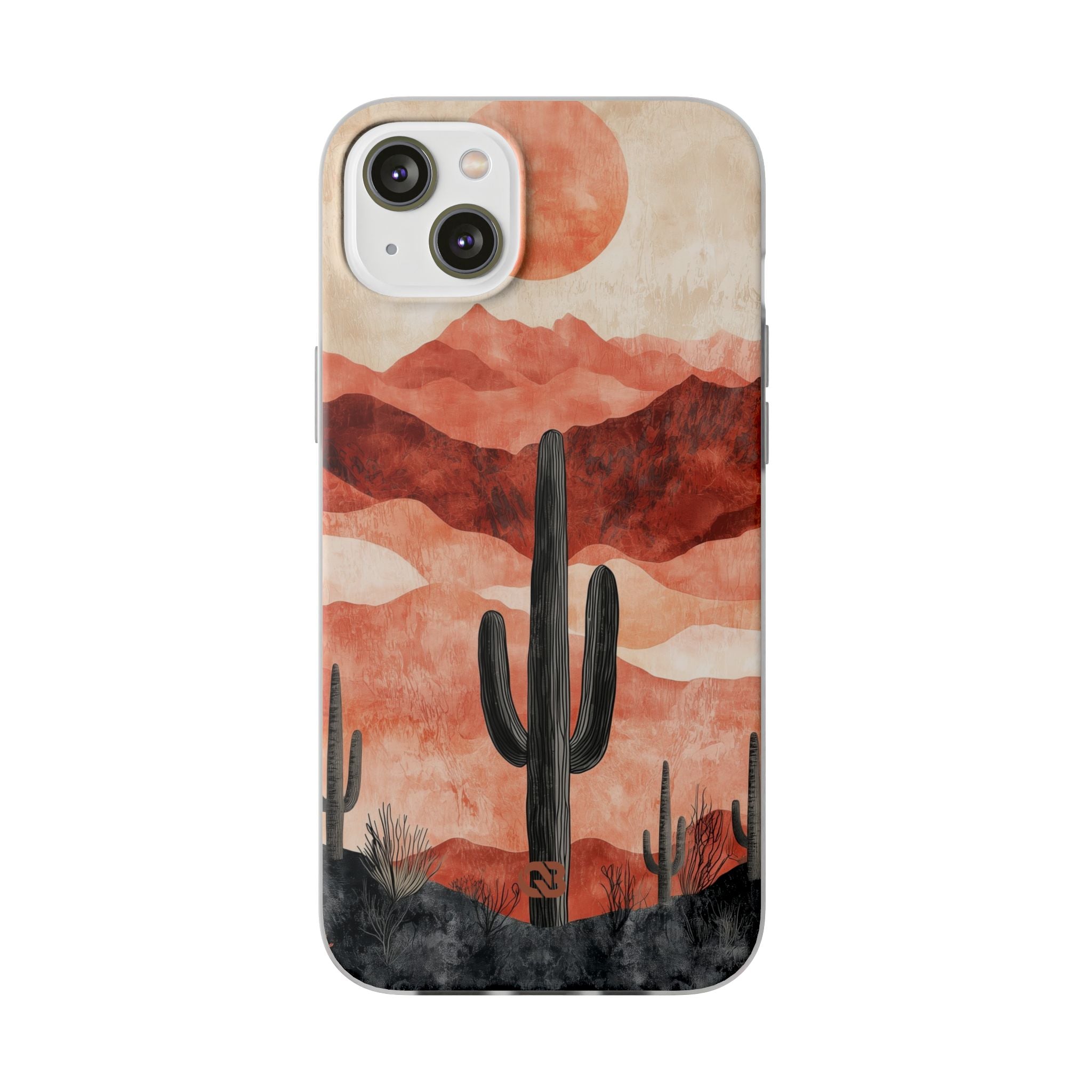 Terracotta Desert Sun · Soft Handyhülle für iPhone