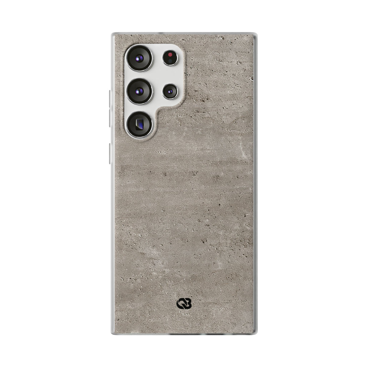 Grey Lite Phone Case for Samsung - Brutalist Stone Grit