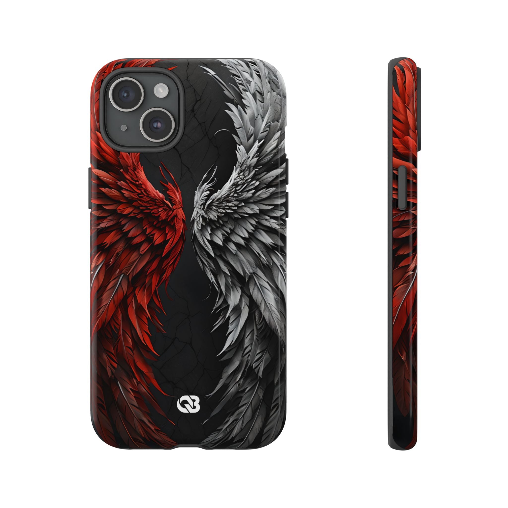 Split Crimson Wing · Tough Phone Case for iPhone