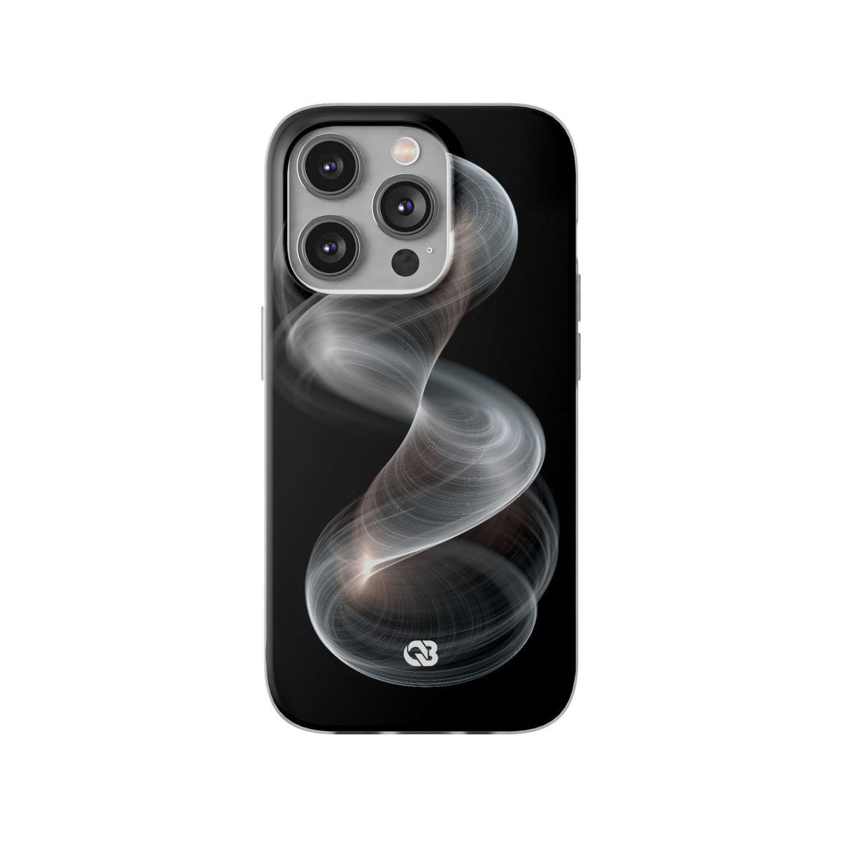 Luminous Vortex · Lite Phone Case for iPhone · Black