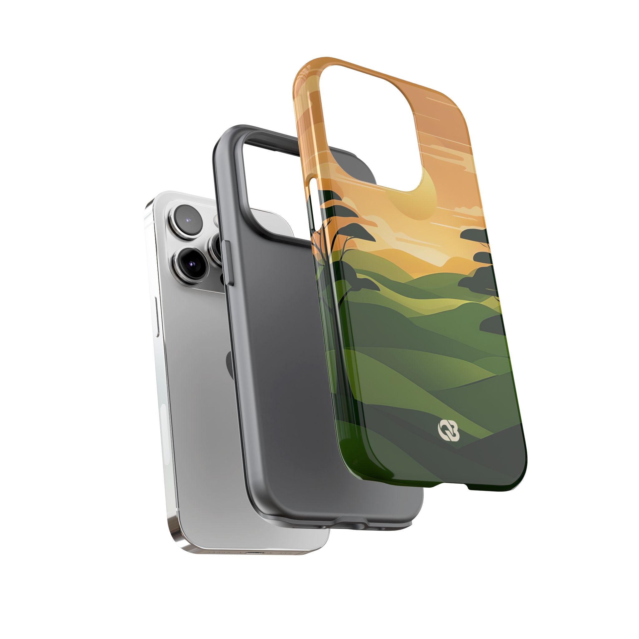 Verdant Horizon Sun · Tough Phone Case for iPhone