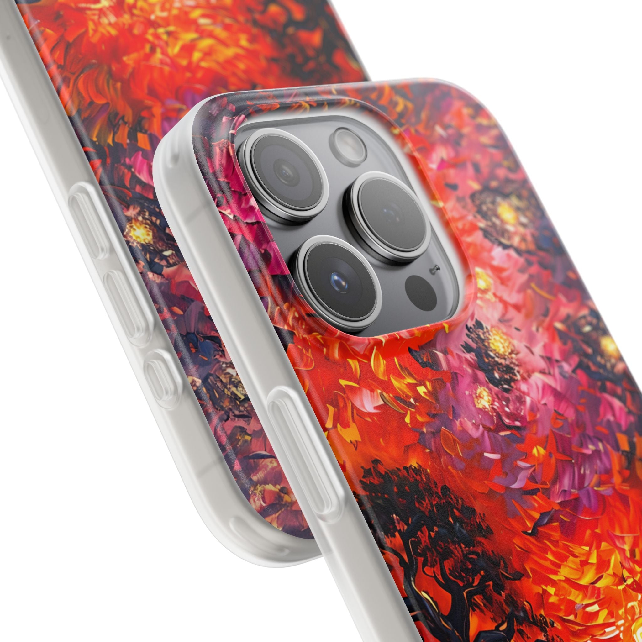 Molten Sky Tree · Soft Handyhülle für iPhone