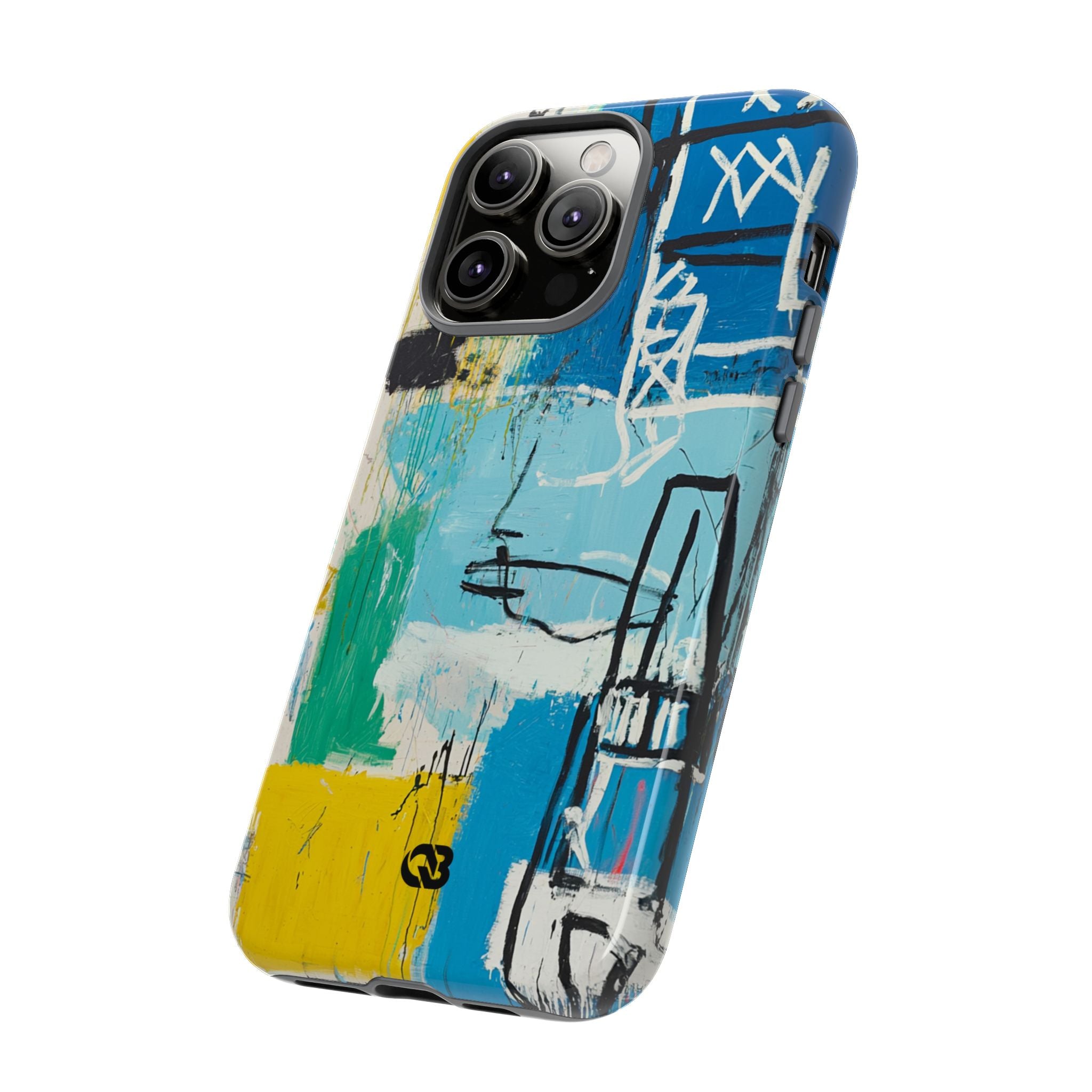 Azure Urban Scribble · Tough Phone Case for iPhone