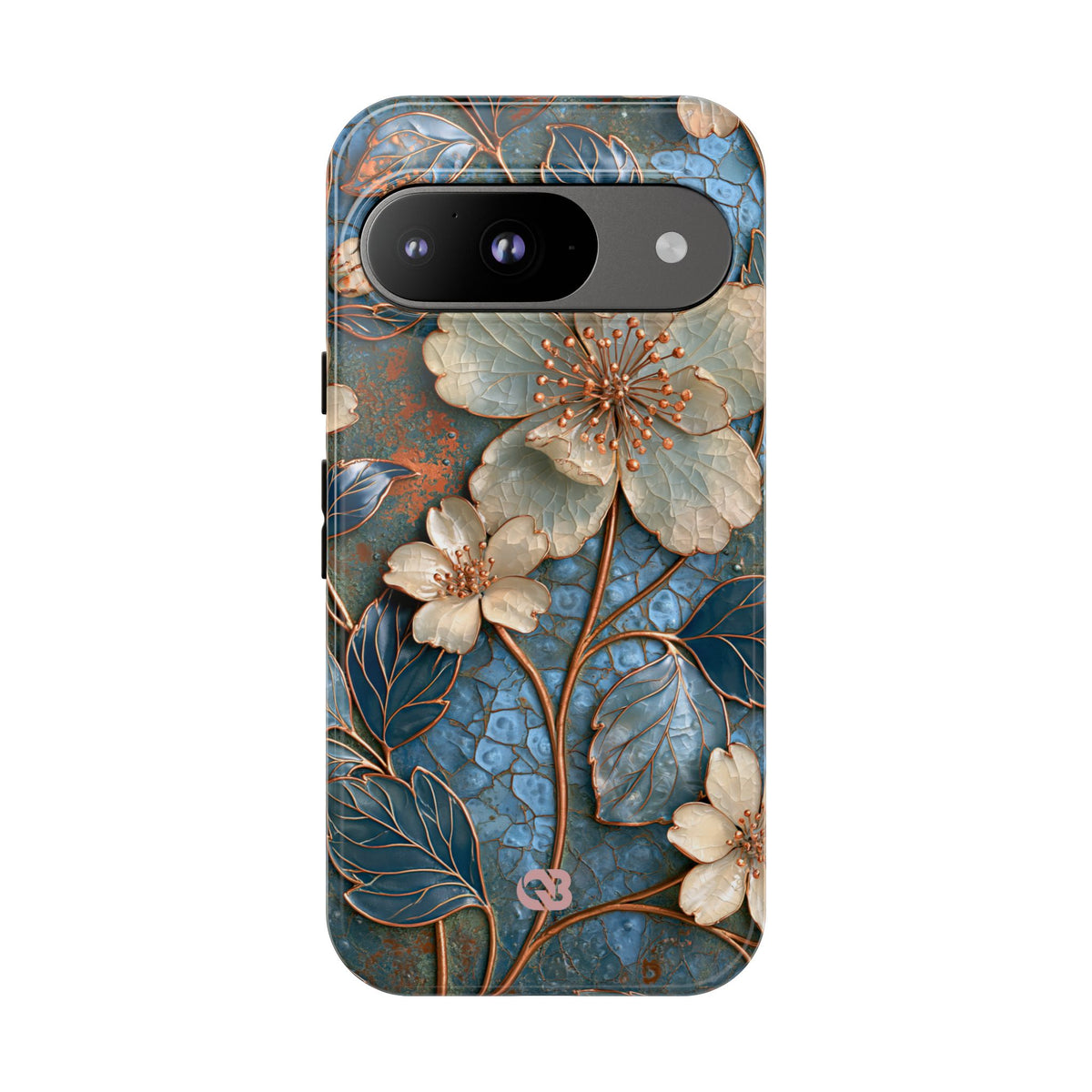 Gilded Blossom Reverie · Tough Phone Case for Pixel · Teal