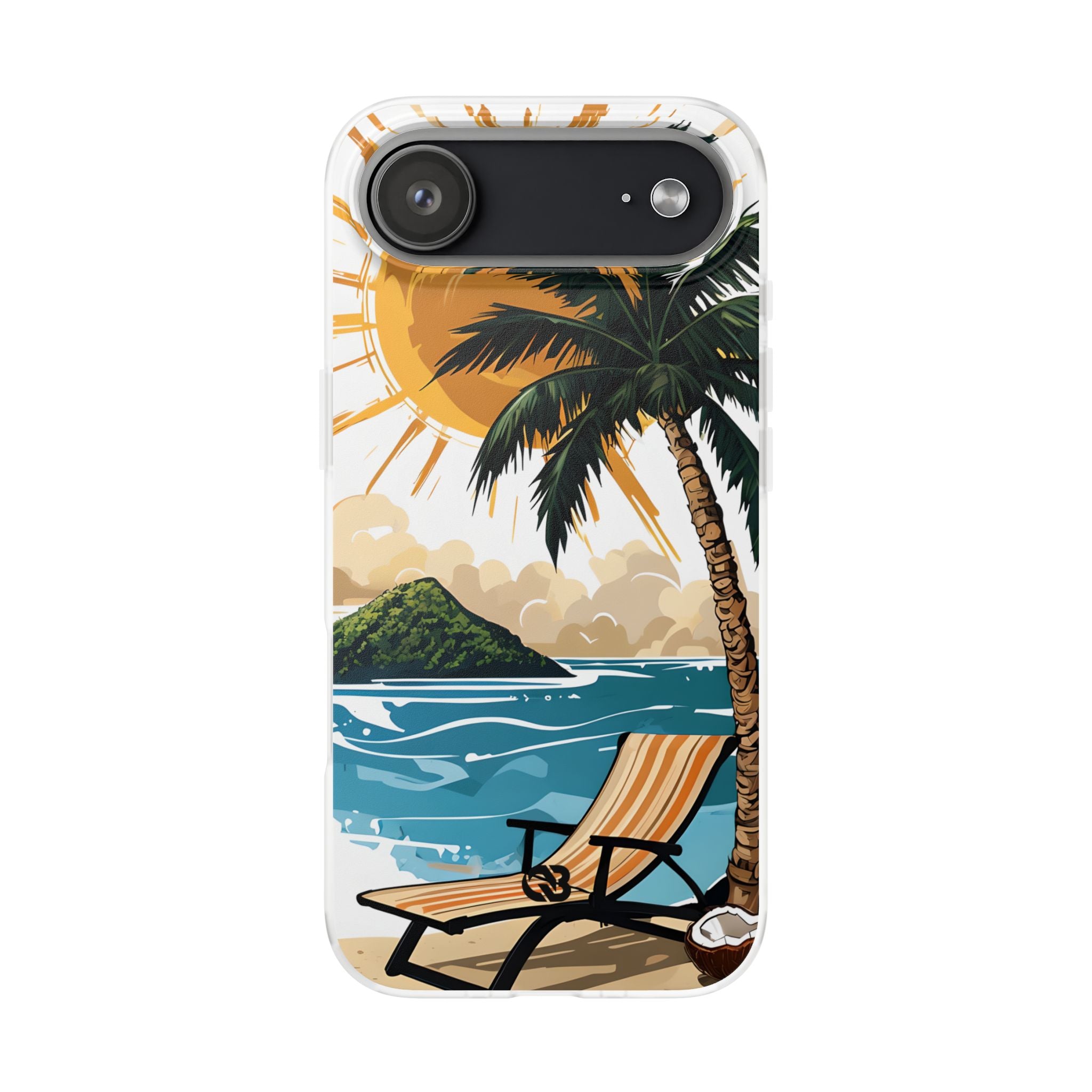 Radiant Coast Solitude · Soft Custodia per iPhone