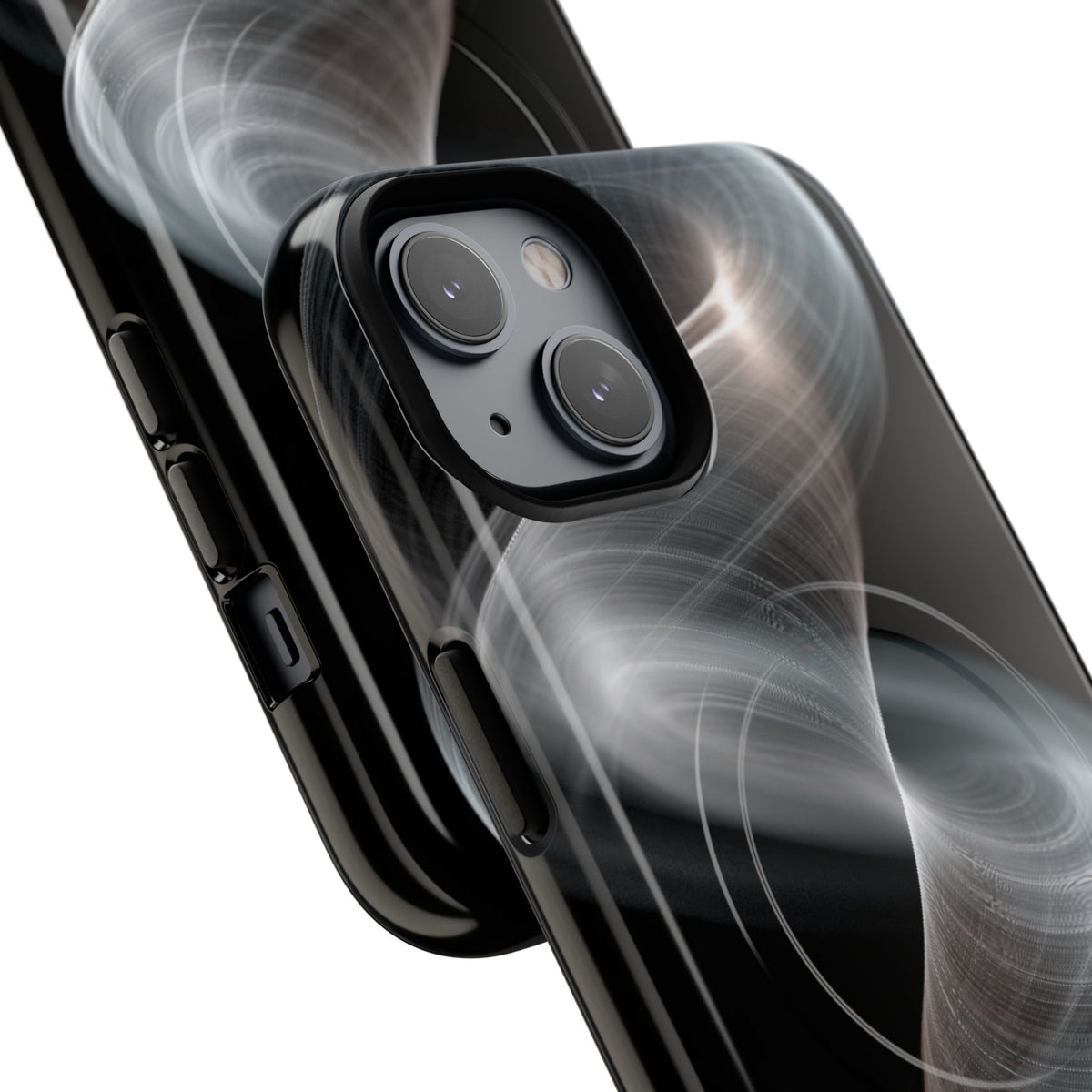 Luminous Vortex · Tough 2.0 Magnetic Phone Case for iPhone · Black