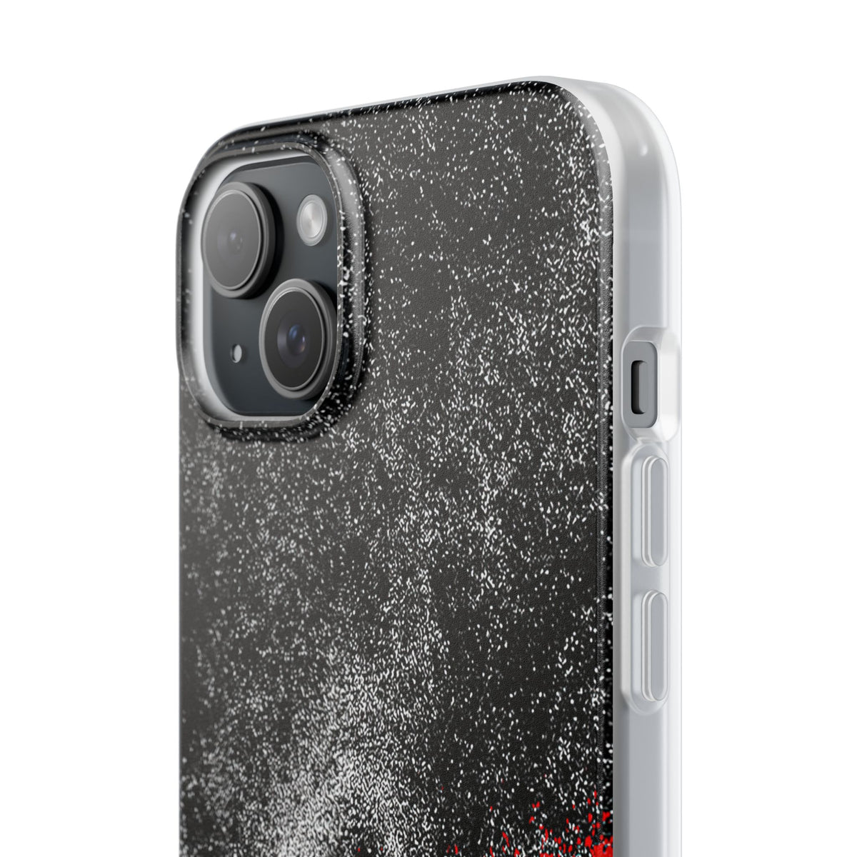 Crimson Noir Drip · Lite Phone Case for iPhone · Black