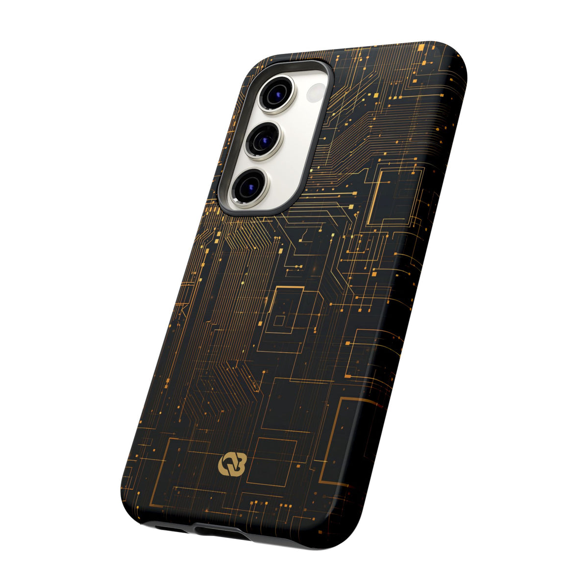 Gold Tough Phone Case for Samsung - Amber Core Mainframe