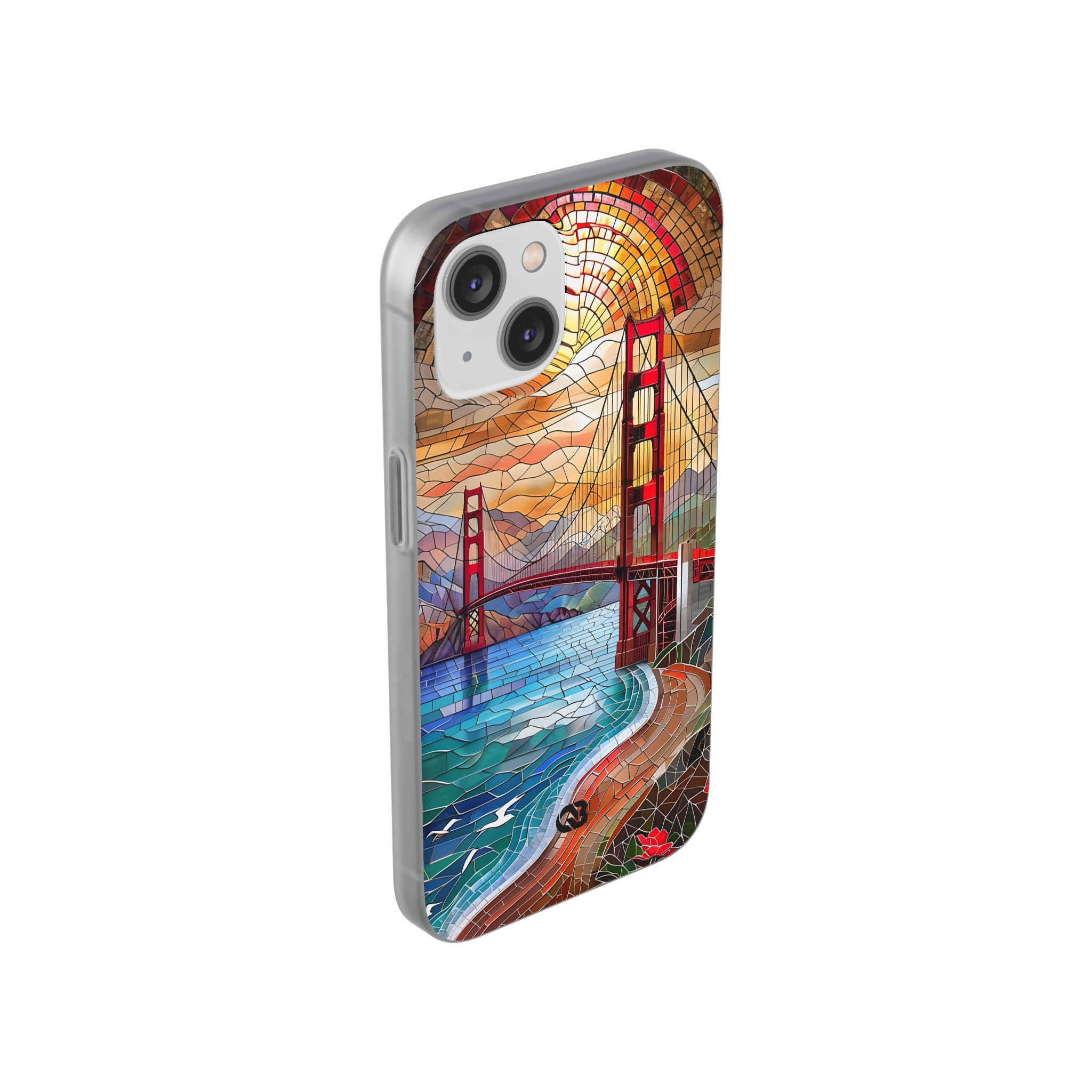 Crimson Arch Coast · Soft Custodia per iPhone