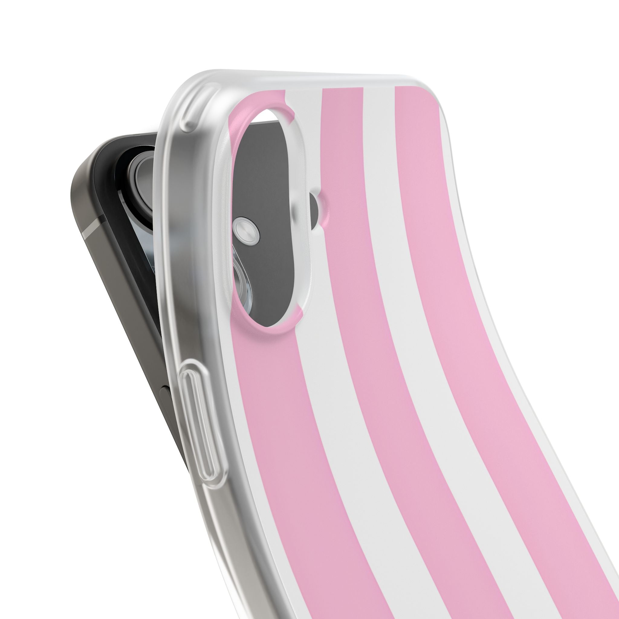 Soft Pink Stripe · Soft Phone Case for iPhone