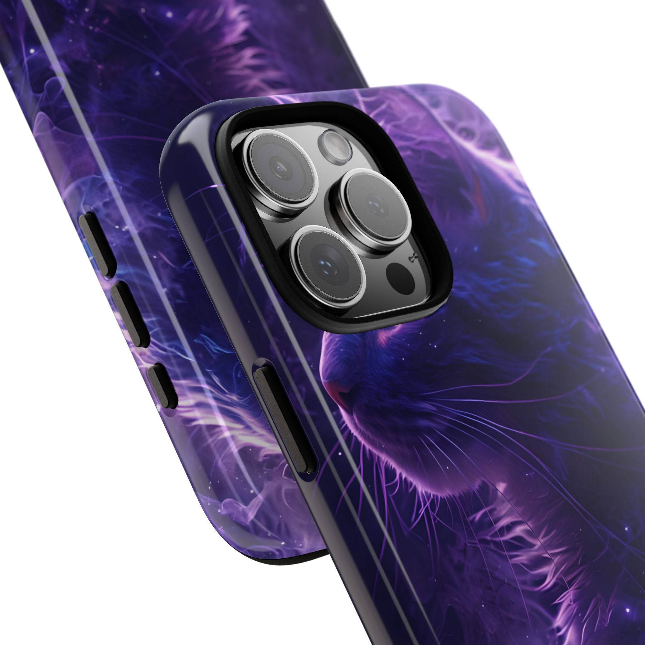 Purple Void Feline · Tough Custodia per iPhone
