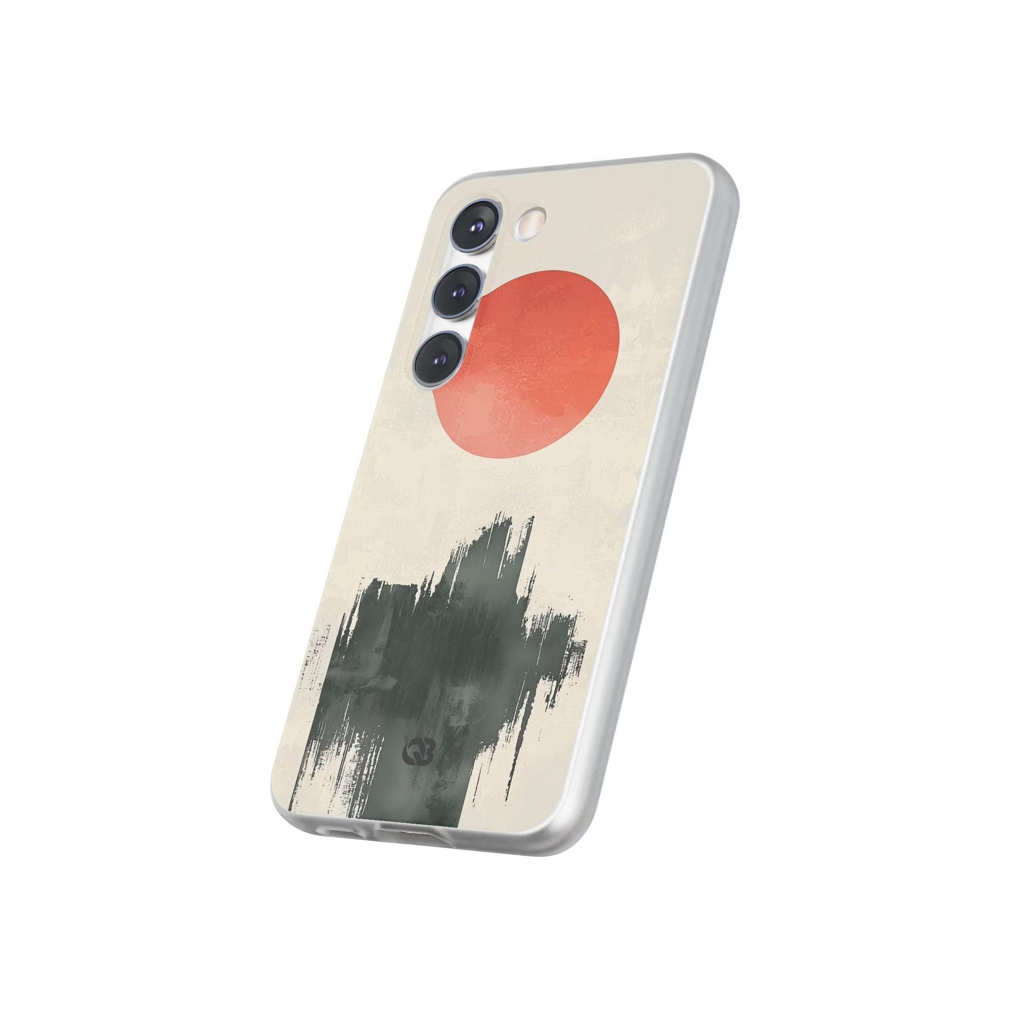 Crimson Sun Strokes · Soft Phone Case for Samsung