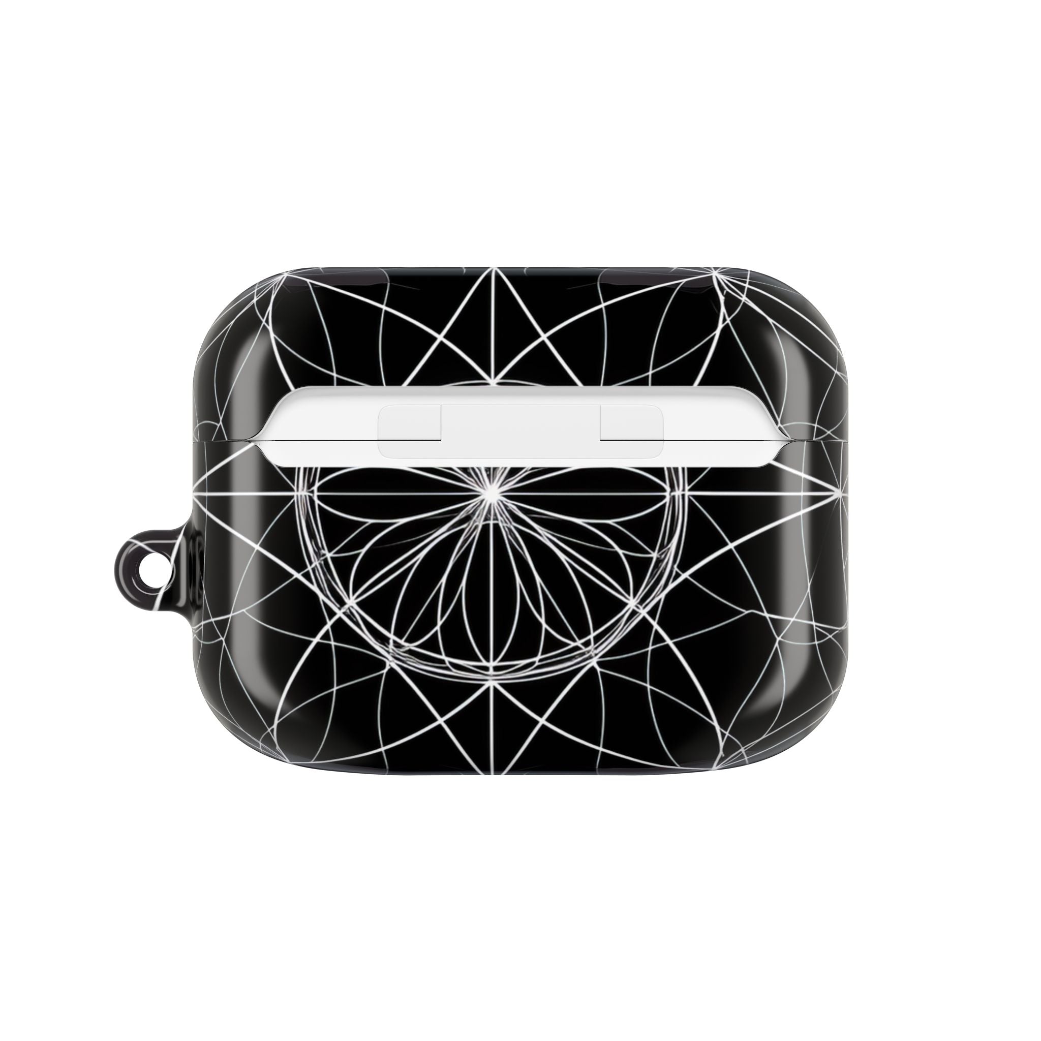 White Mandala Radiance - AirPods Case