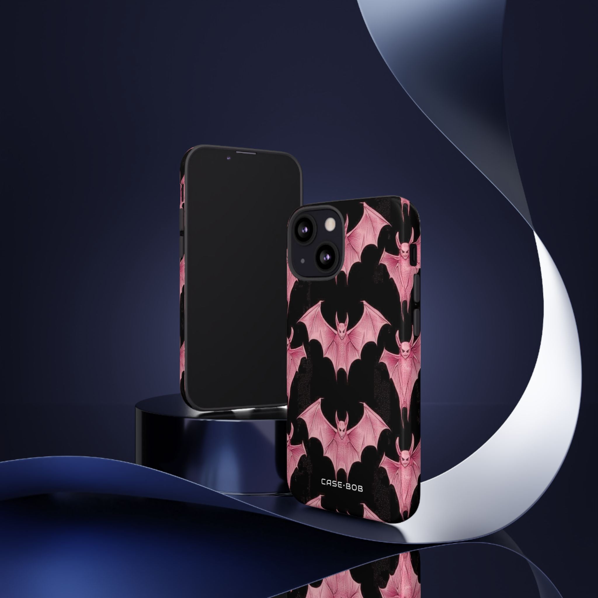 Pink Batwave iPhone 13 Mini Case - Tough