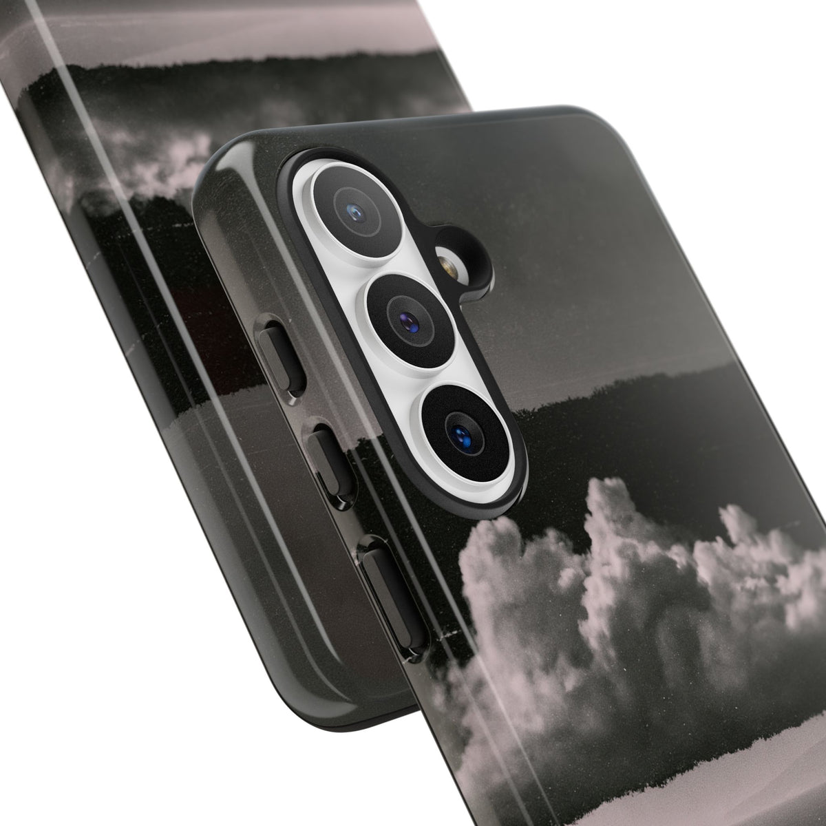 Crimson Horizon · Tough Phone Case for Samsung · Black