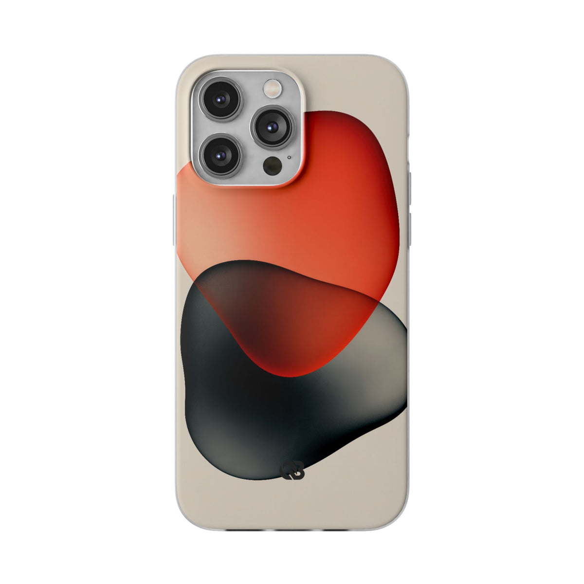 Translucent Crimson Form · Lite Phone Case for iPhone · Red