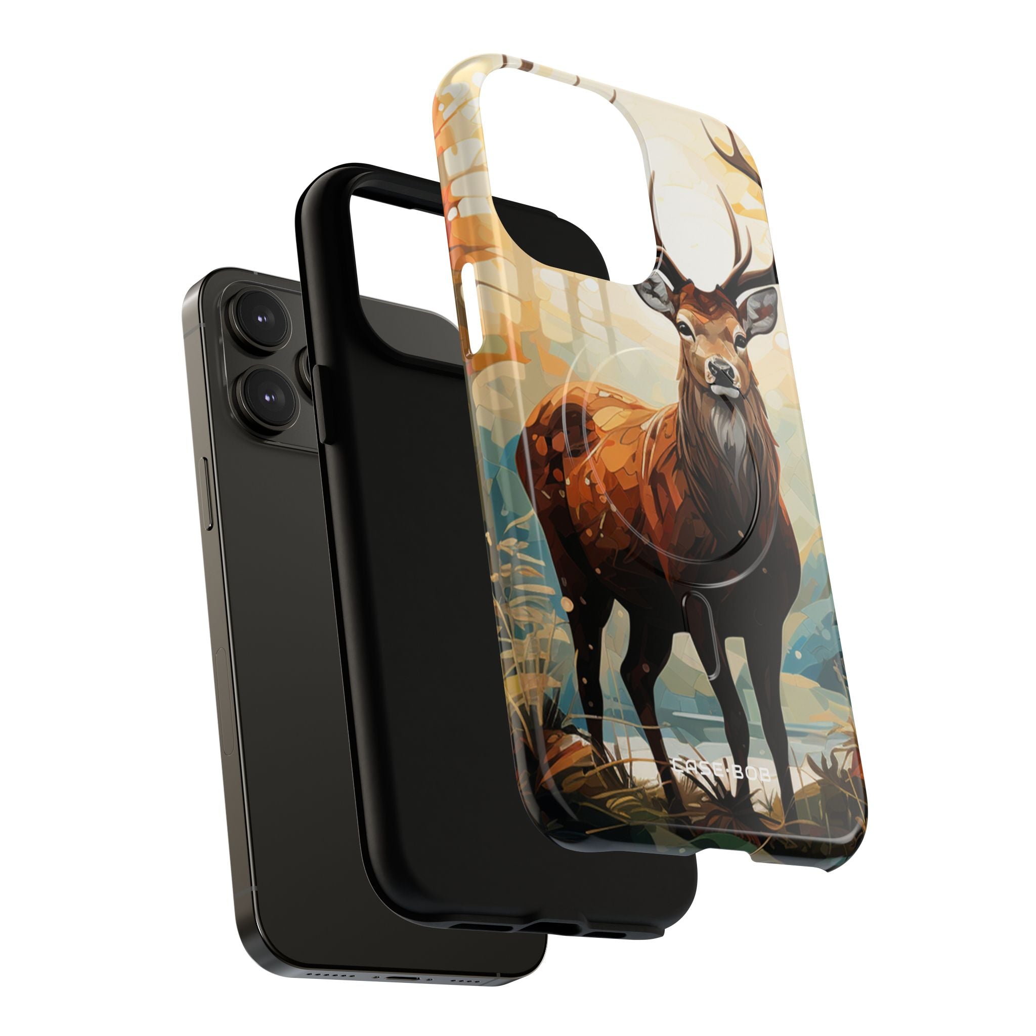 Glowing Stag iPhone 14 Pro Max Case - Tough+ - CASE•BOB