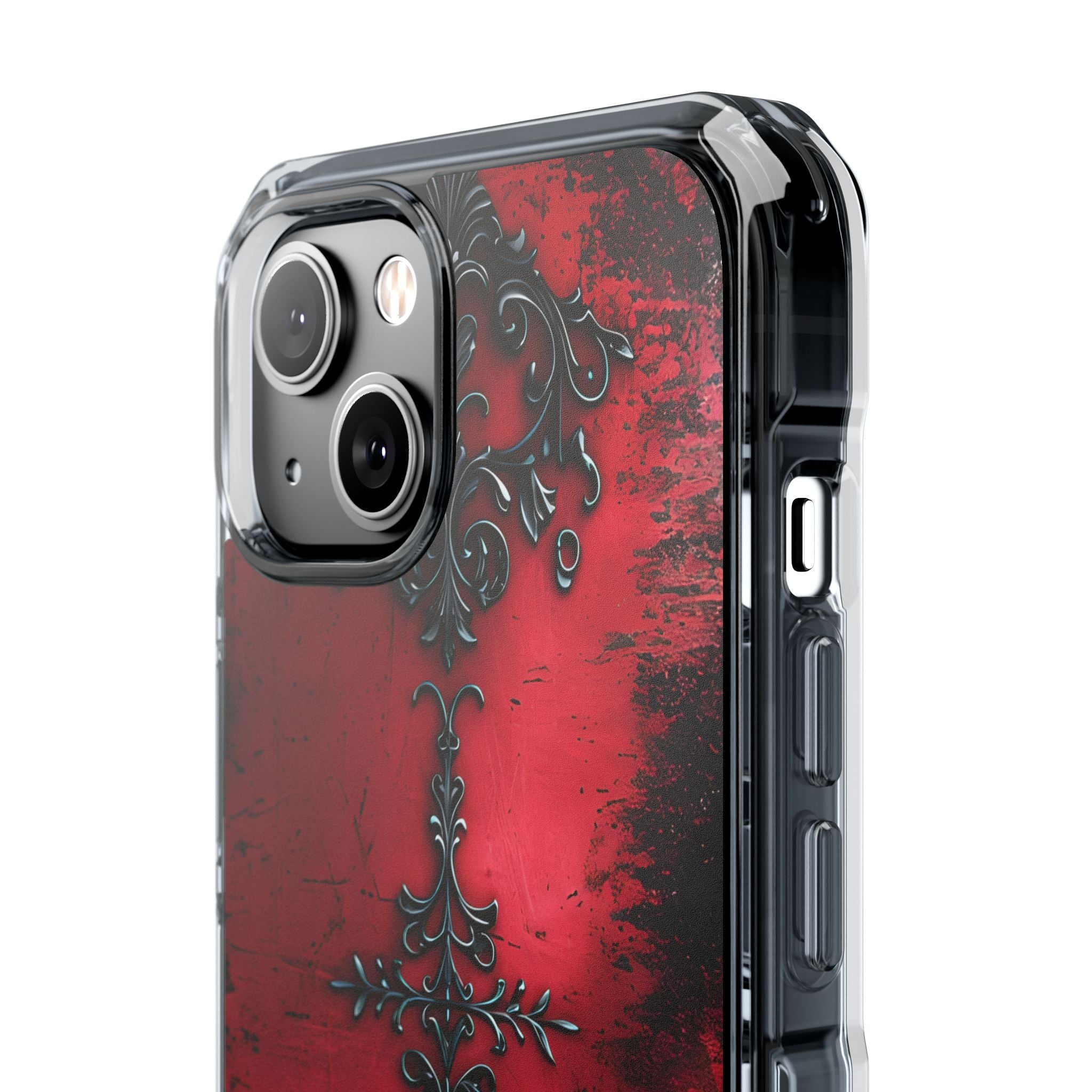 Crimson Gothic Filigree · Impact Phone Case for iPhone · Magsafe