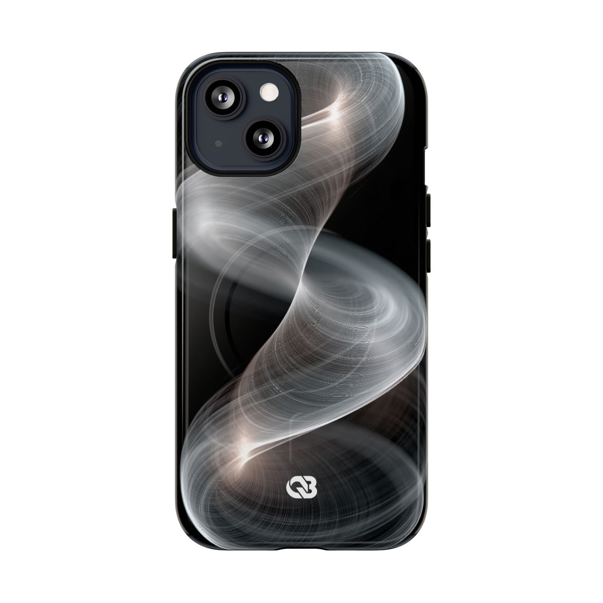 Luminous Vortex · Tough 2.0 Magnetic Phone Case for iPhone · Black