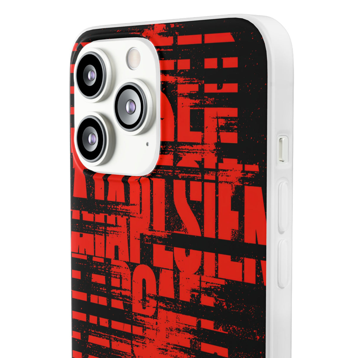 Crimson Redaction · Lite Phone Case for iPhone · Black