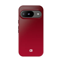 Red Tough Phone Case for Google Pixel - Crimson Velvet Fade