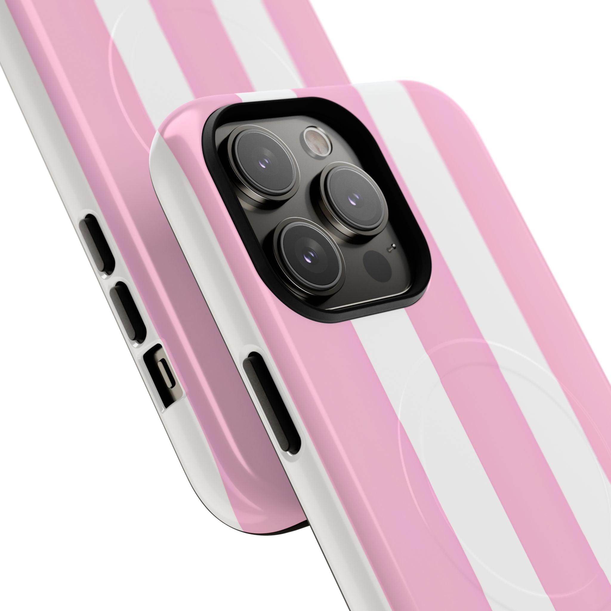 Soft Pink Stripe · Tough+ Magsafe