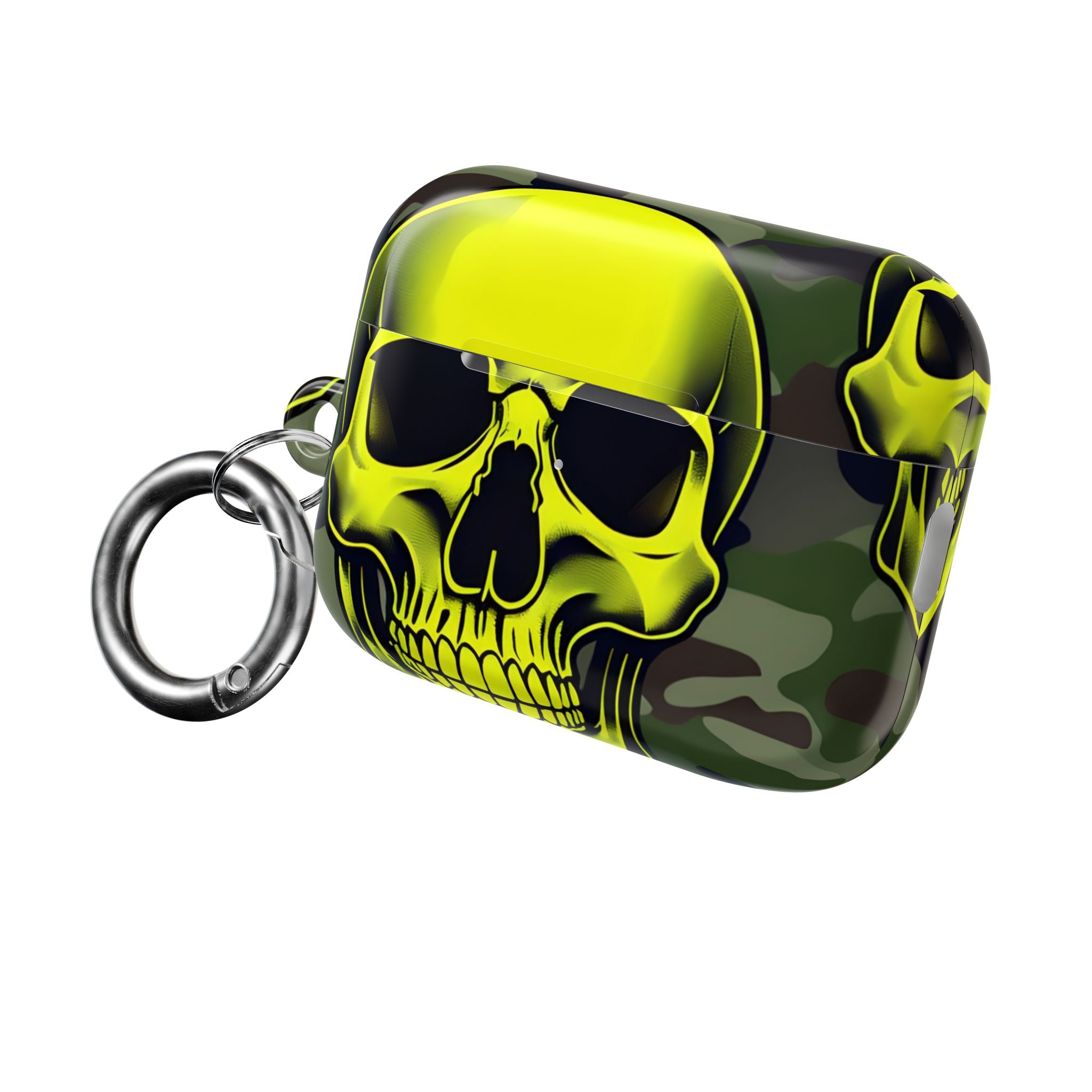 Neon Skull Camo - AirPods Case