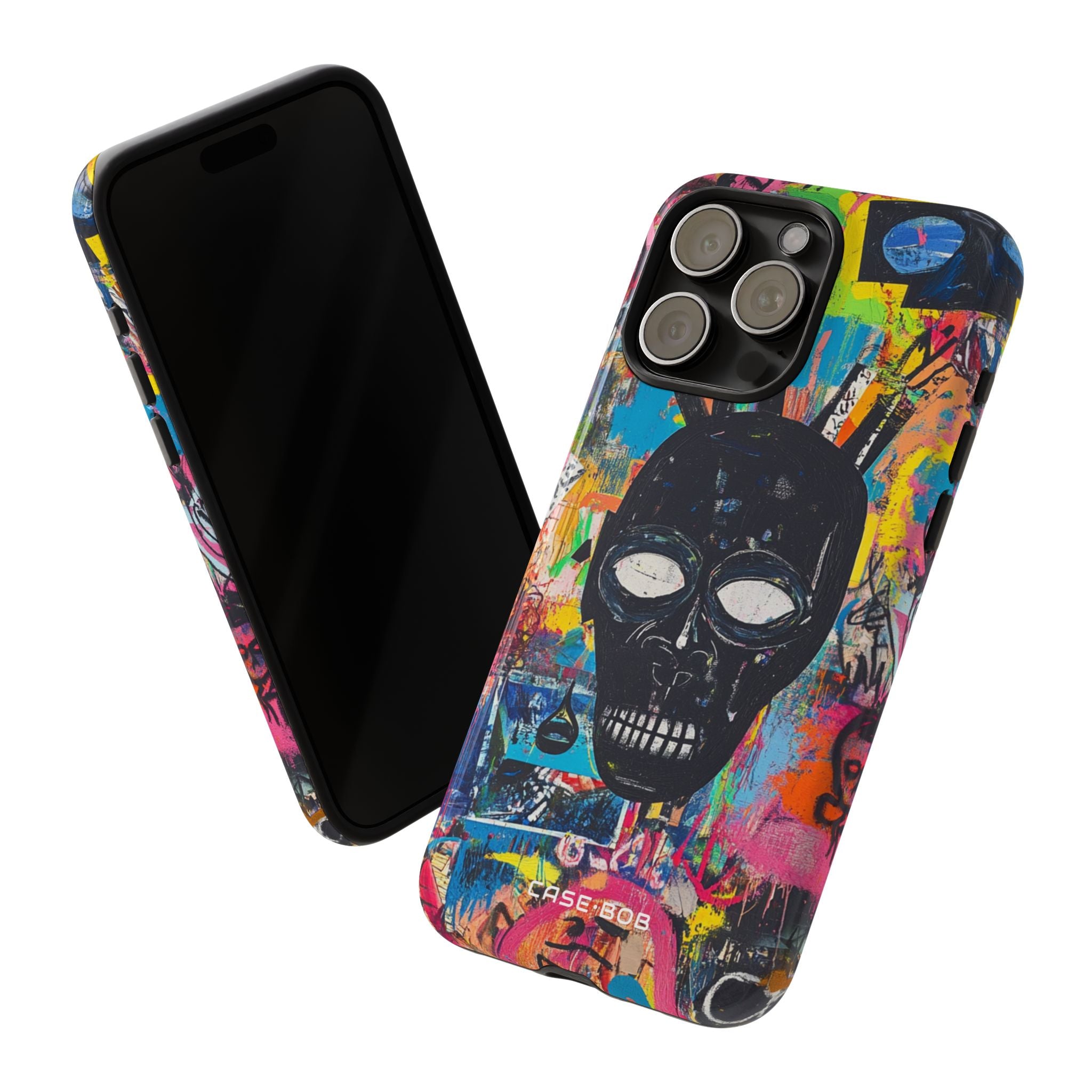 Skull Vortex iPhone 15 Pro Max Case - Tough