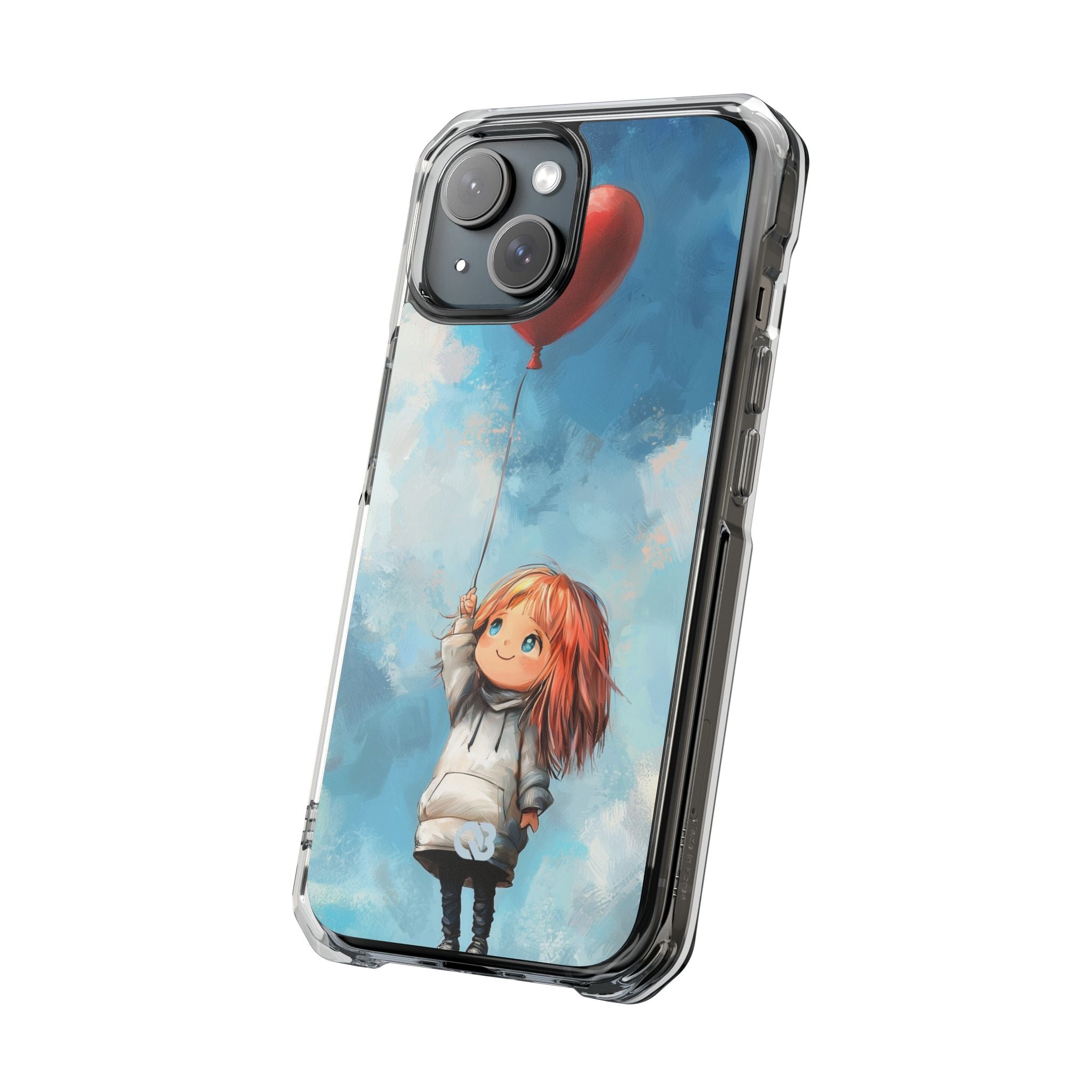 Crimson Heart Sky · Impact Phone Case for iPhone · Magsafe