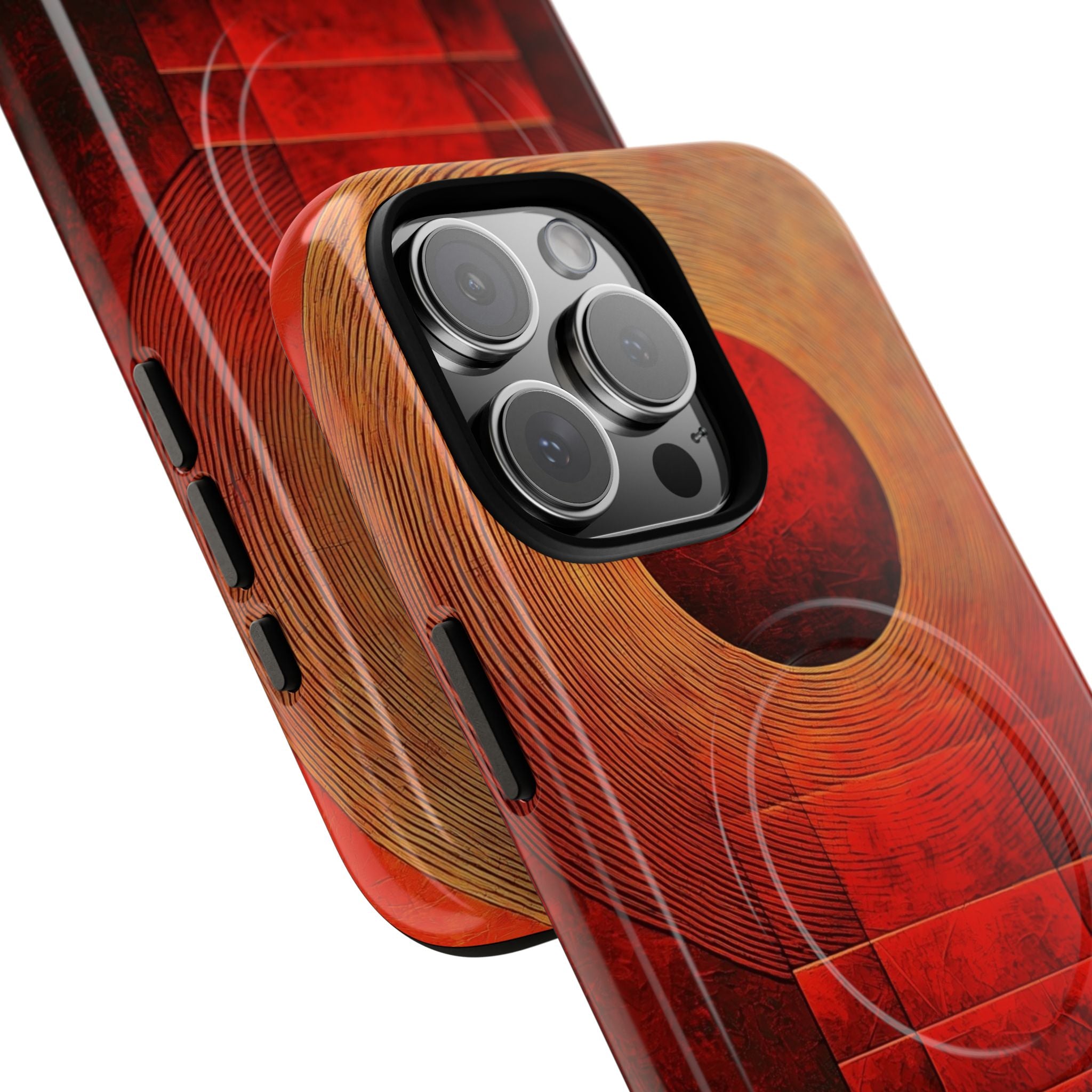 Crimson Solar Halo · Tough+ Capa para iPhone · Magsafe