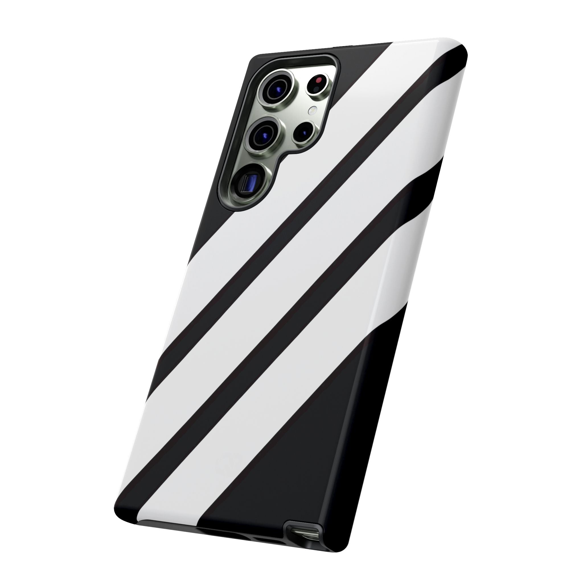 Obsidian White Bars · Tough Handyhülle für Samsung