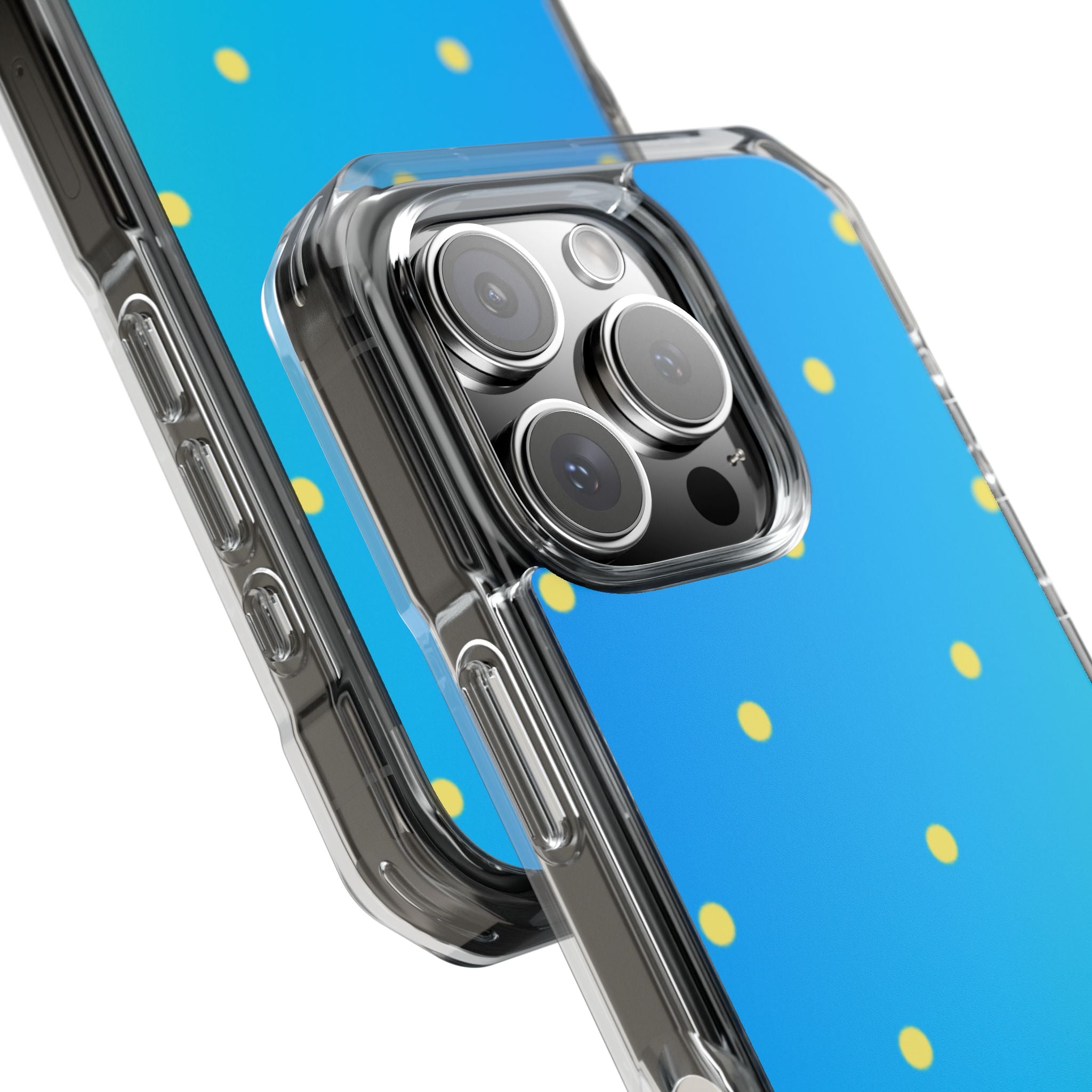 Cyan Sun Dots · Impact Θήκη για iPhone · Magsafe