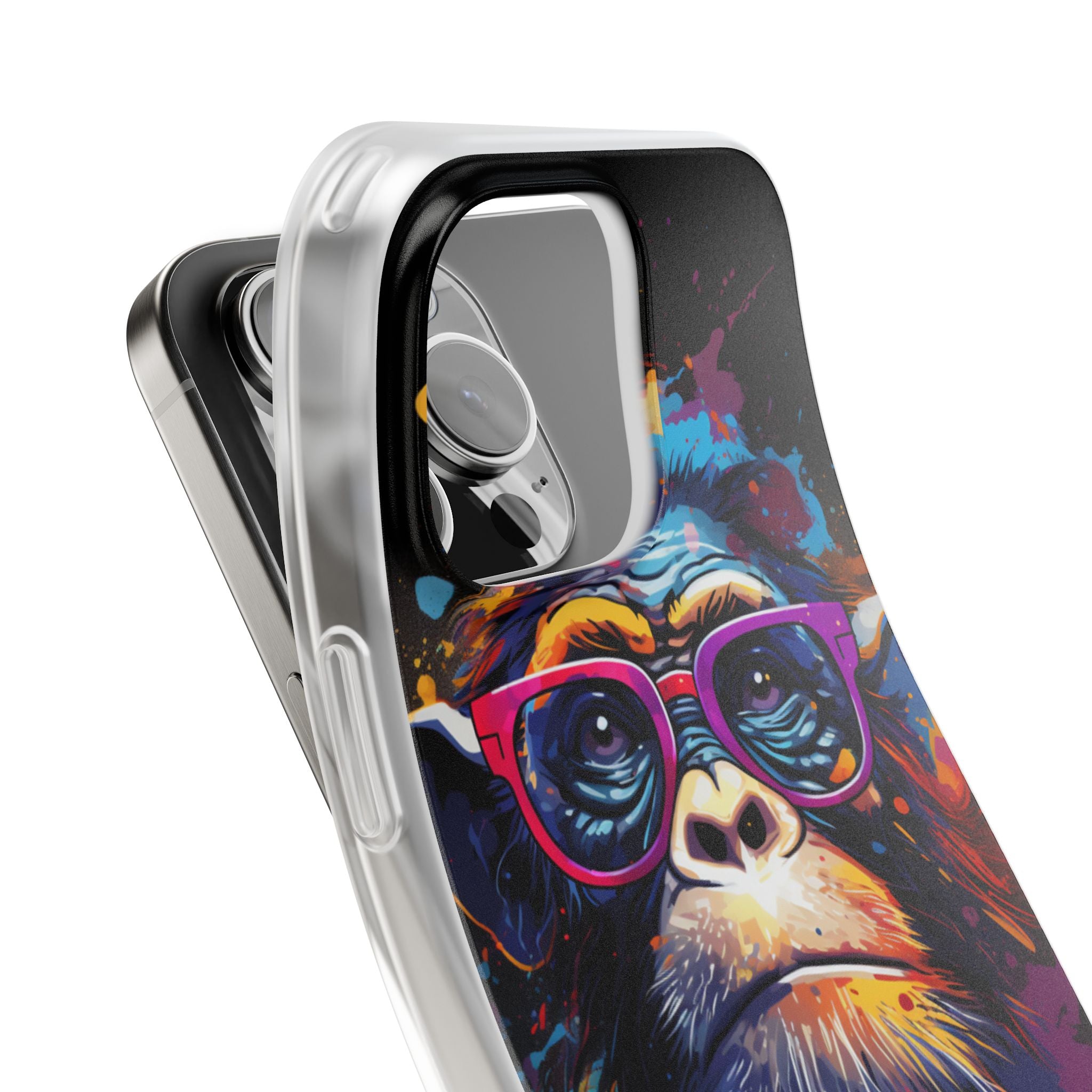 Neon Splatter Primate · Soft