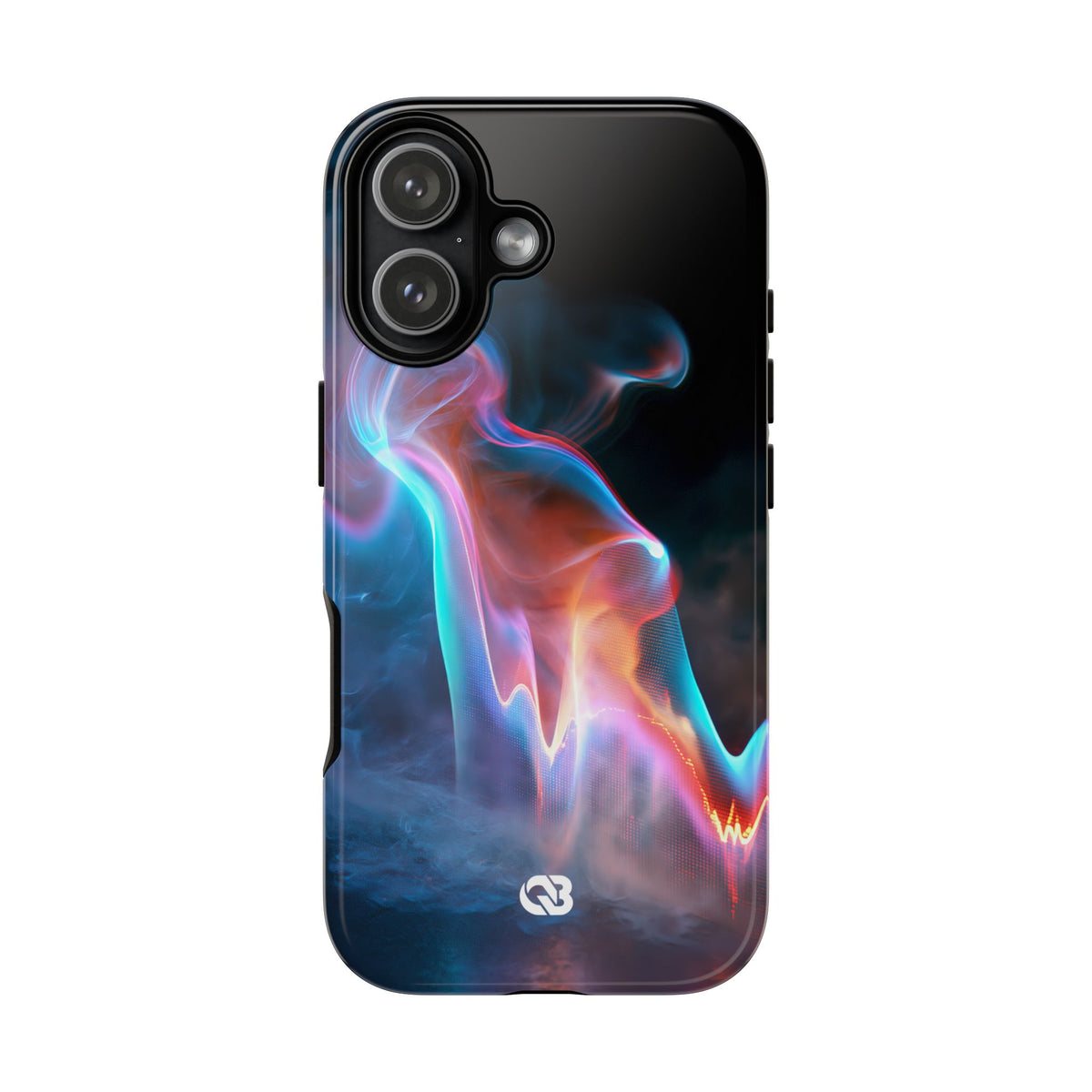 Neon Waveform · Tough Phone Case for iPhone · Black