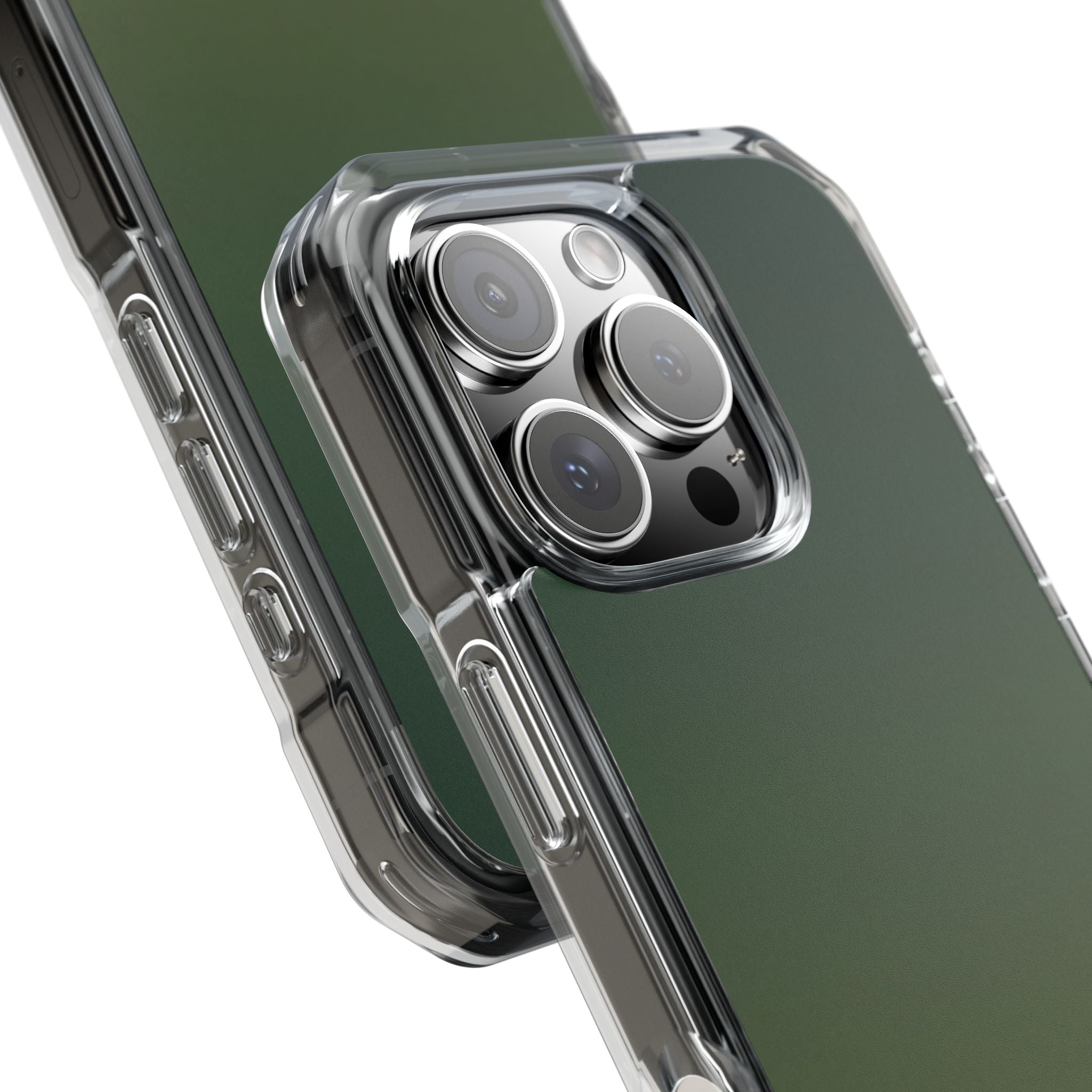 Green Impact MagSafe Phone Case for iPhone - Shadow Moss Grain