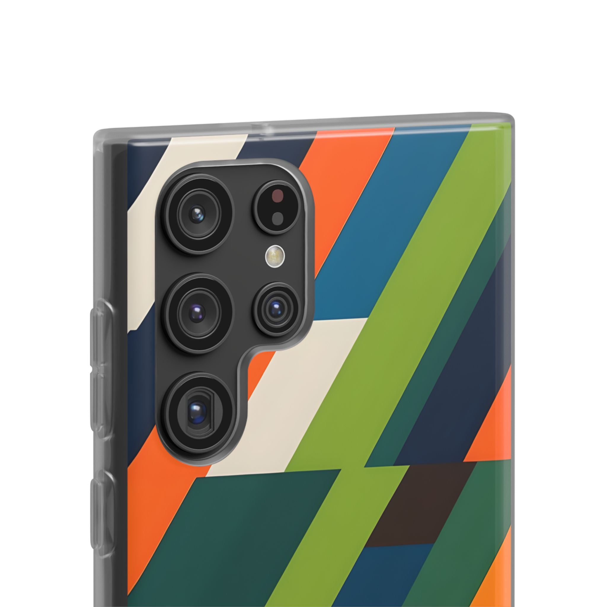 Angled Retro Mosaic · Soft Custodia per Samsung