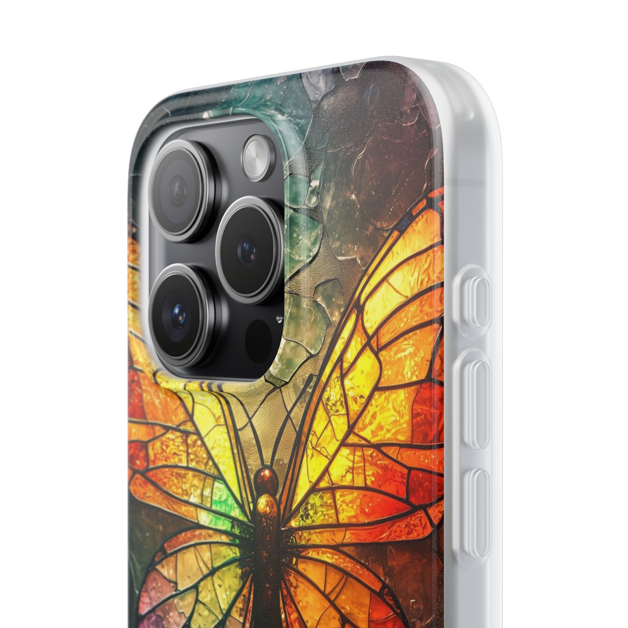 Shattered Prism Butterfly · Soft Phone Case for iPhone