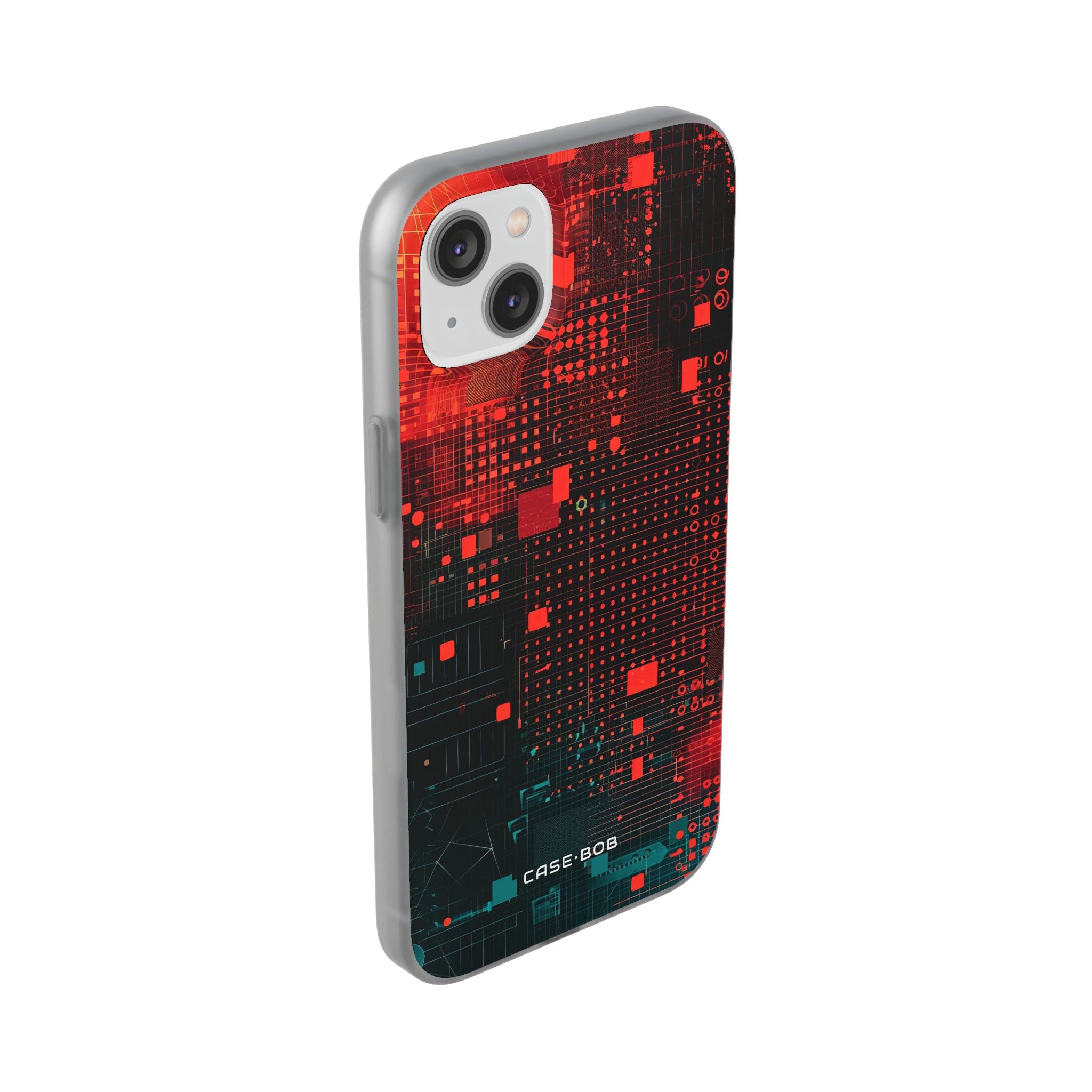 Grid Fusion iPhone 14 Plus Case - Soft
