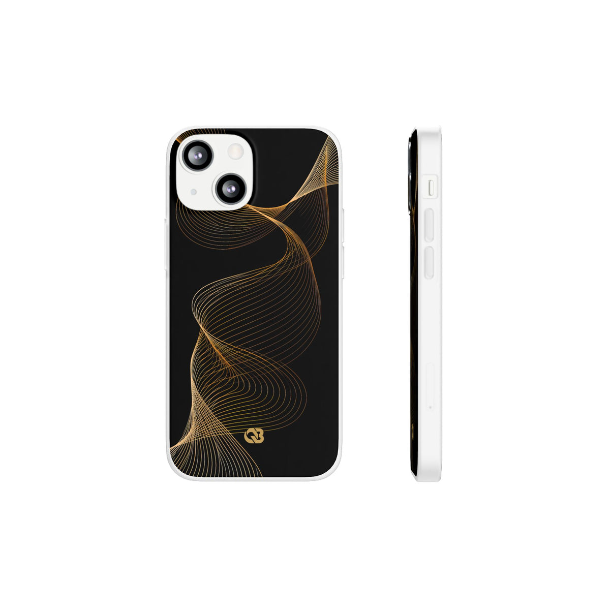 Golden Horizon Drift · Lite Phone Case for iPhone · Black