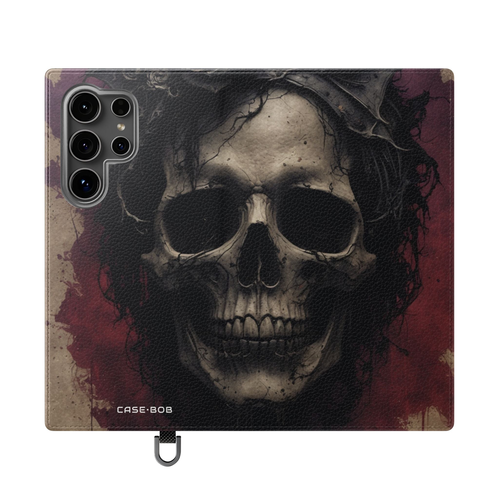 Winged Skull Rose - Samsung S24 Ultra Case - Wallet