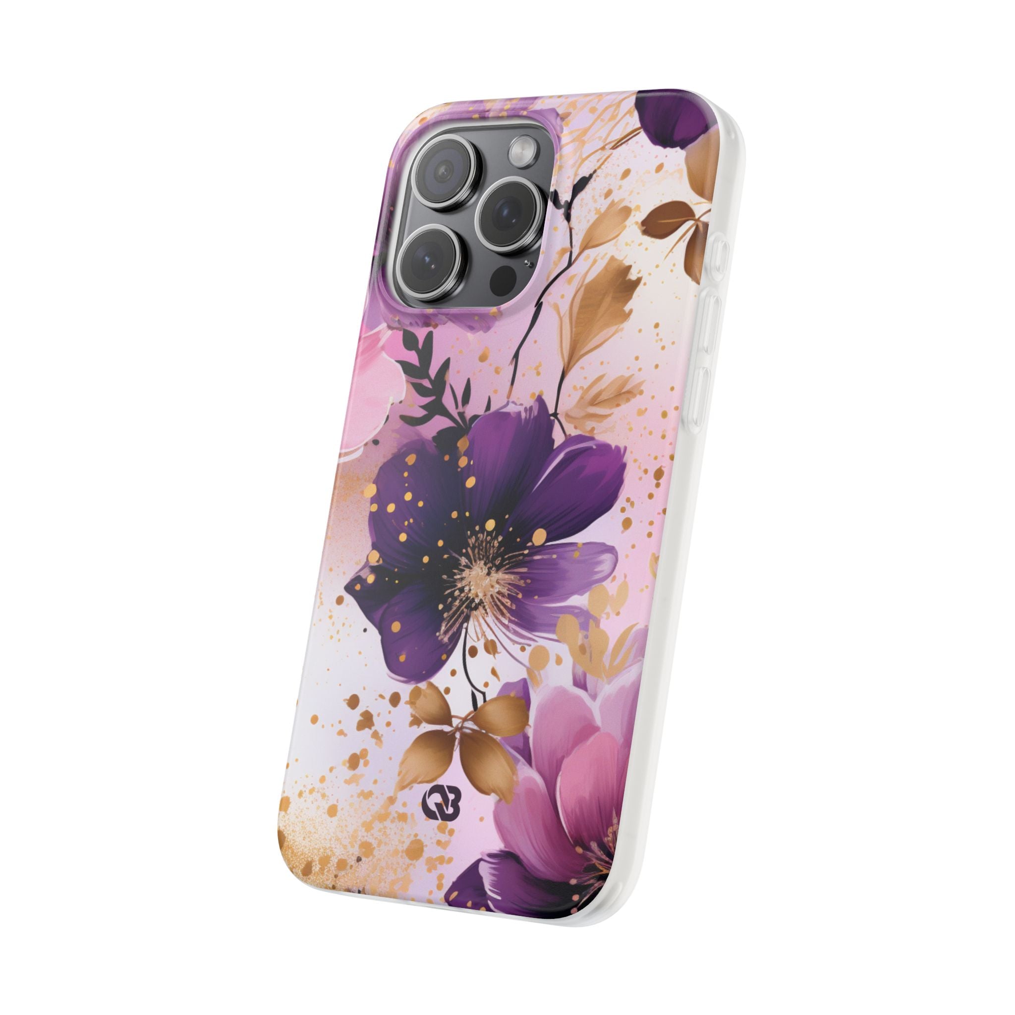 Gilded Violet Bloom · Soft Handyhülle für iPhone