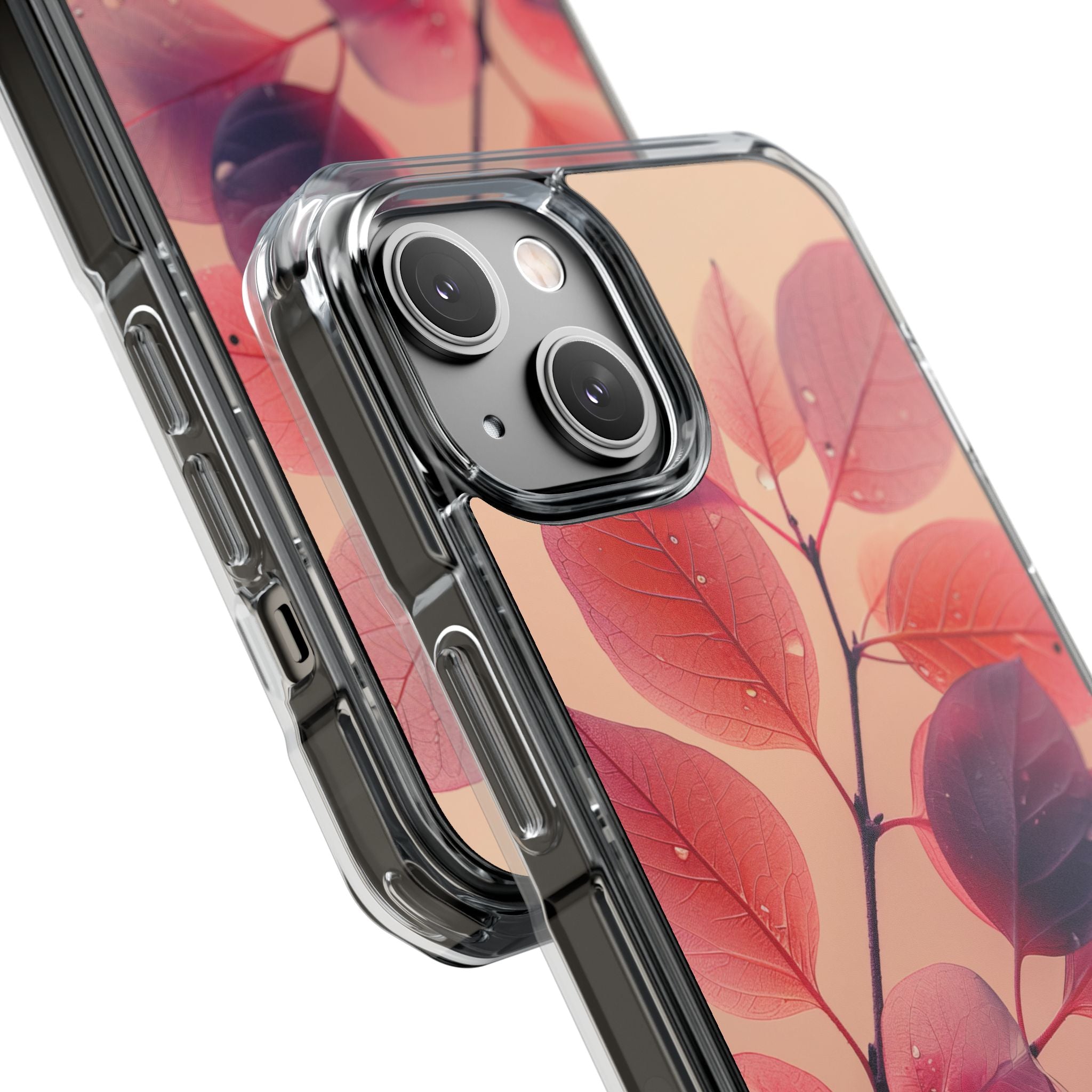 Dewy Magenta Foliage · Impact Phone Case for iPhone · Magsafe